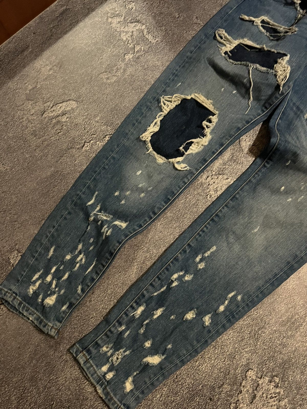 Japanese Brand RARE Number Nine Style / Slim Fit Archive Bullet Custom Y2K Size US 31 - 4 Thumbnail