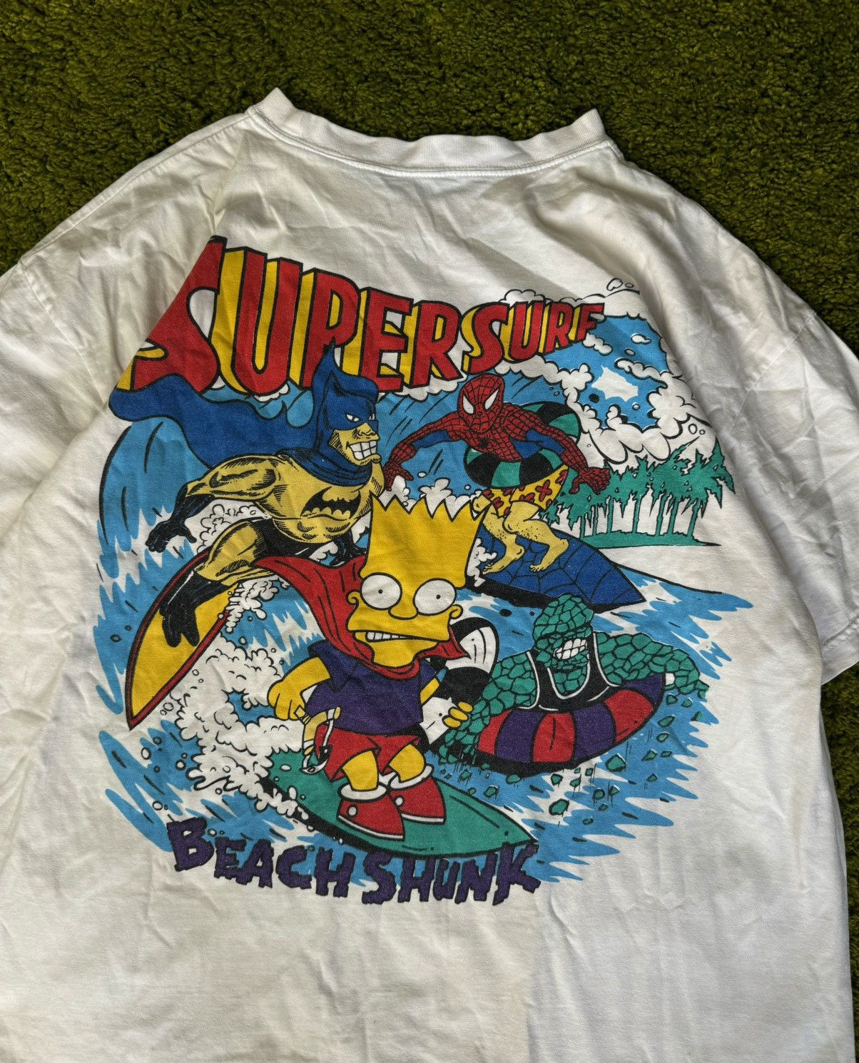 The Simpsons × Vintage 🏄‍♂️ The Simpsons 90s vintage supersurf t-shirt Size US M / EU 48-50 / 2 - 4 Thumbnail