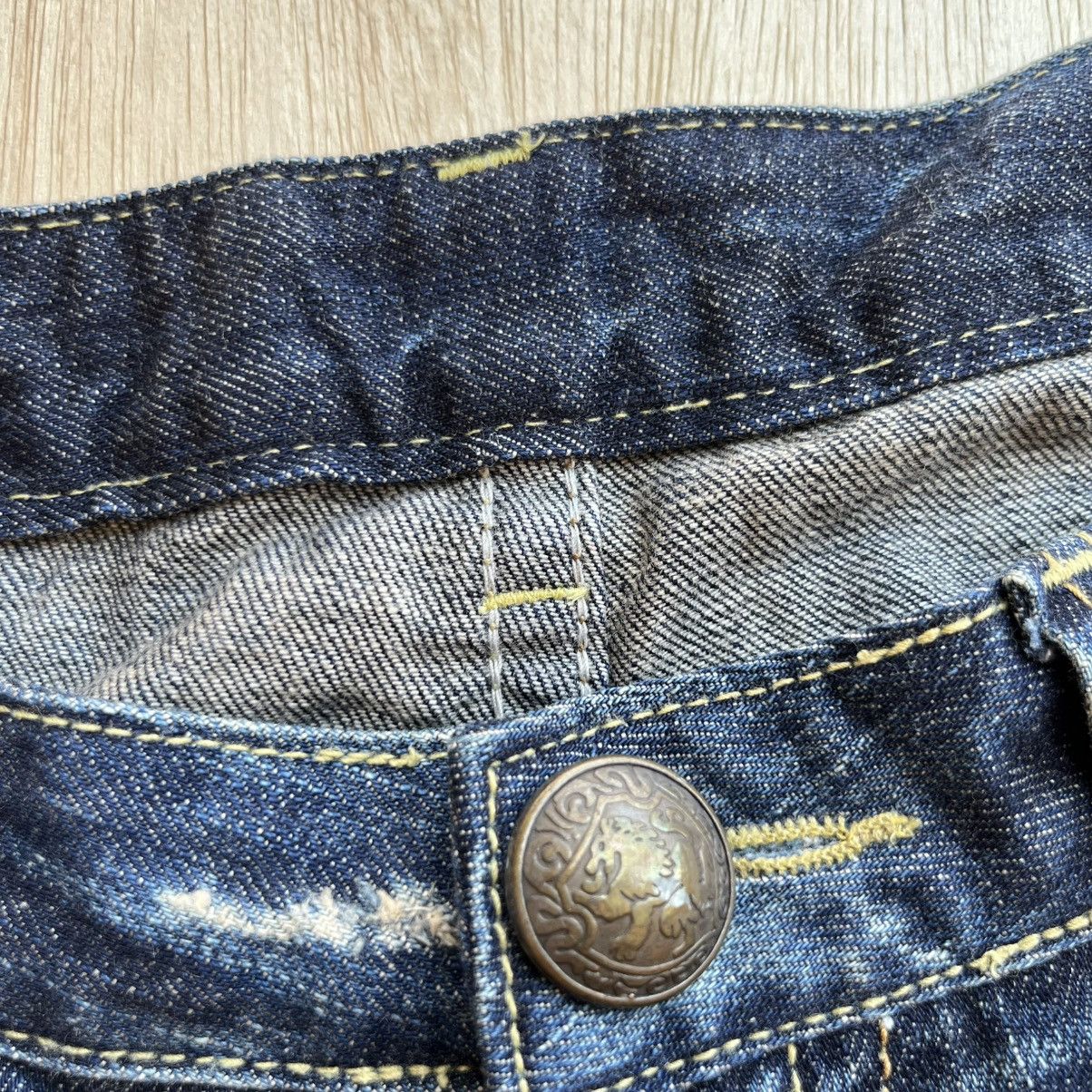 Vintage BENEFIT DISTRESSED DENIM FLARED JEANS LIKE IF SEDITIONARIES Size US 30 / EU 46 - 3 Thumbnail