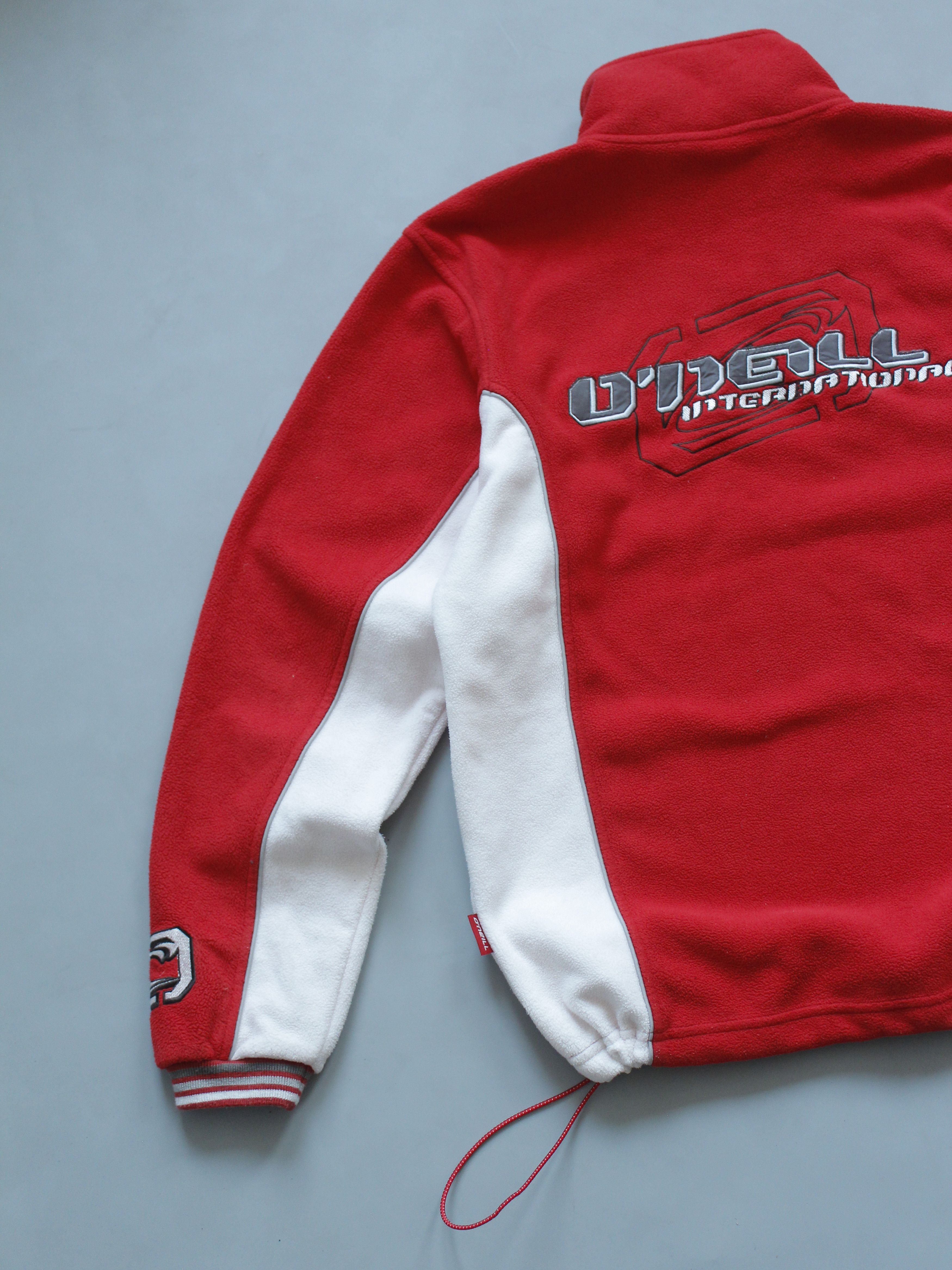 O'Neill O'NEILL FLEECE JACKET 3/4 ZIP BIG LOGO EMBROIDED MENS m Size US M / EU 48-50 / 2 - 6 Thumbnail