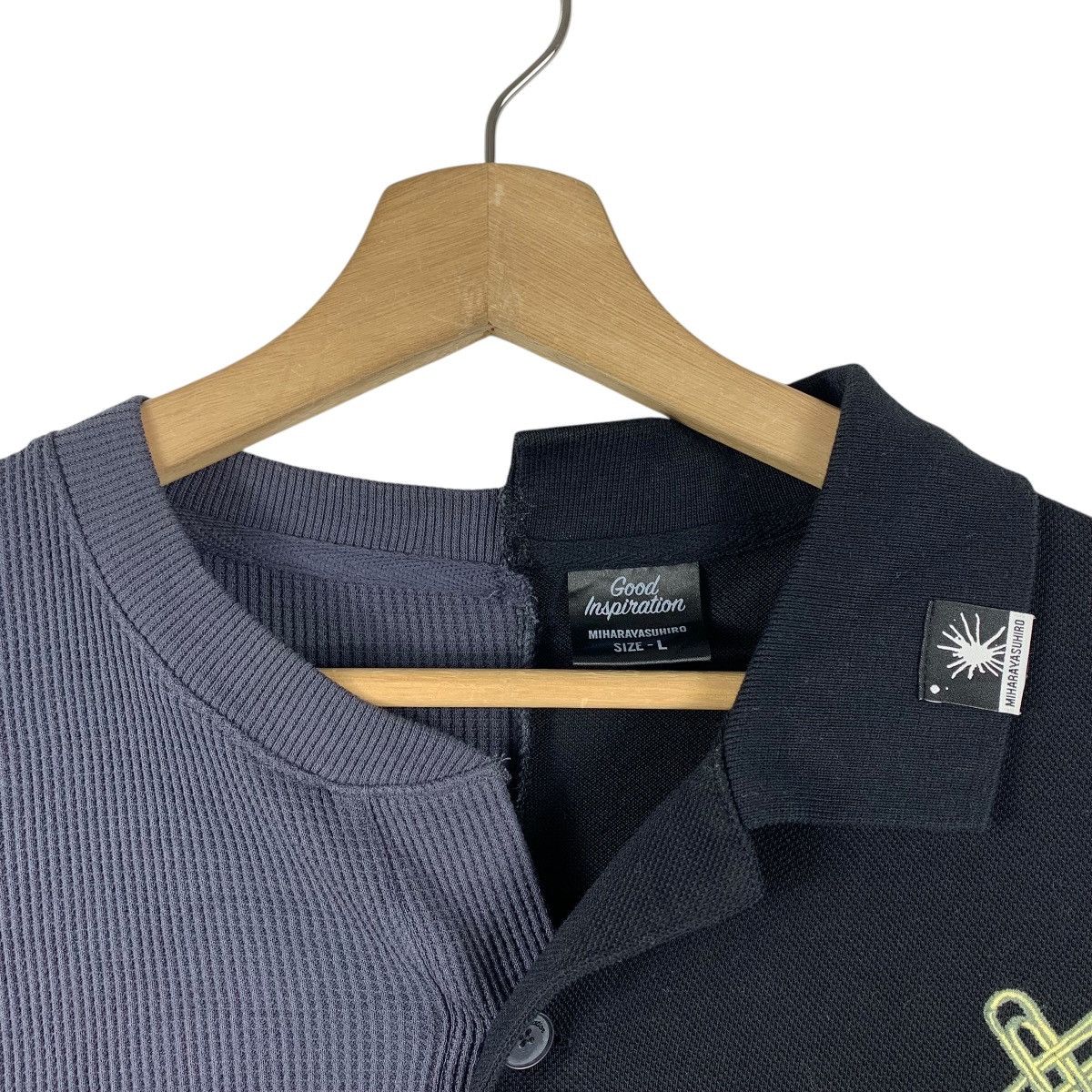 Japanese Brand × Maison MIHARA YASUHIRO MIHARAYASUHIRO reconstructed polo and tshirt tee Size US L / EU 52-54 / 3 - 5 Thumbnail