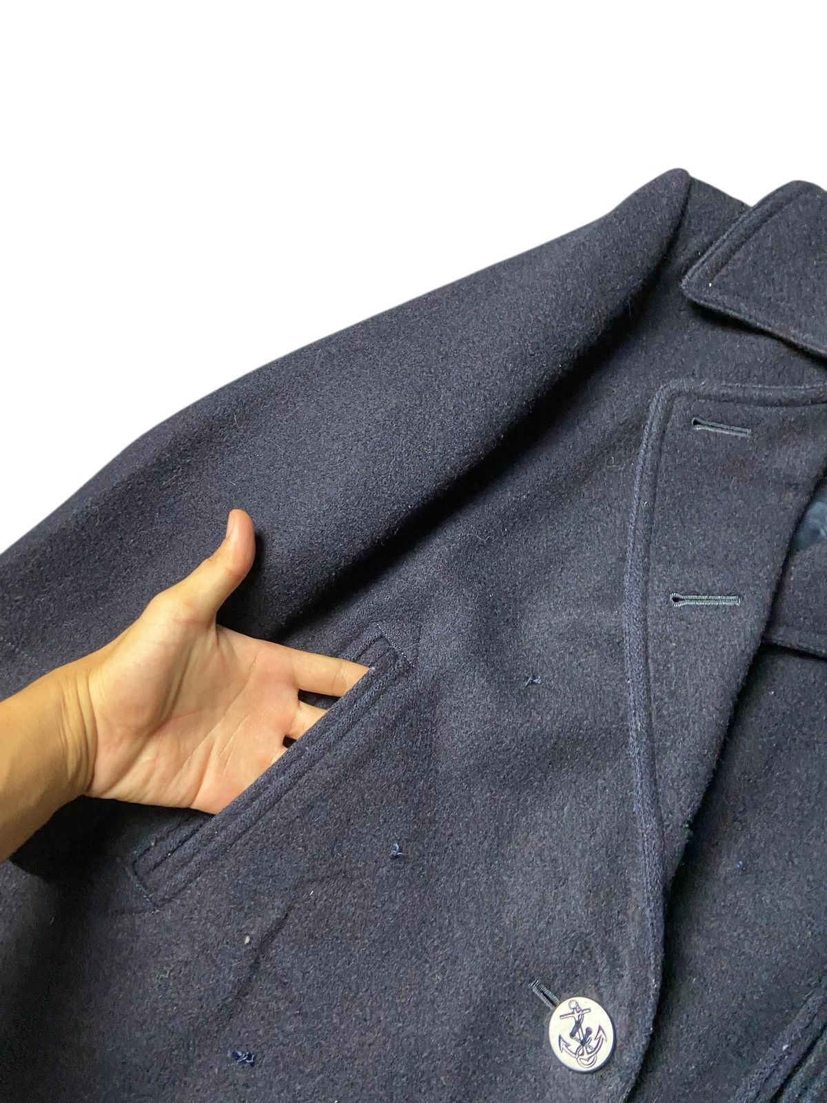 Ralph Lauren Ralph Lauren Rough Wear Double Breasted Wool Coat (153) Size US XS / EU 42 / 0 - 3 Thumbnail