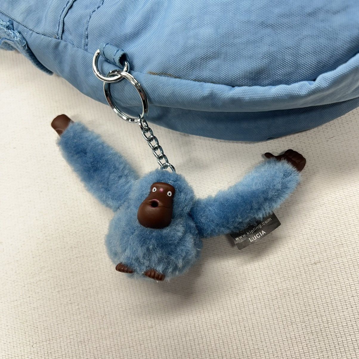 Other Kipling Syro Bag Blue Purse Crossbody Shoulder Zip Monkey Size ONE SIZE - 16 Thumbnail