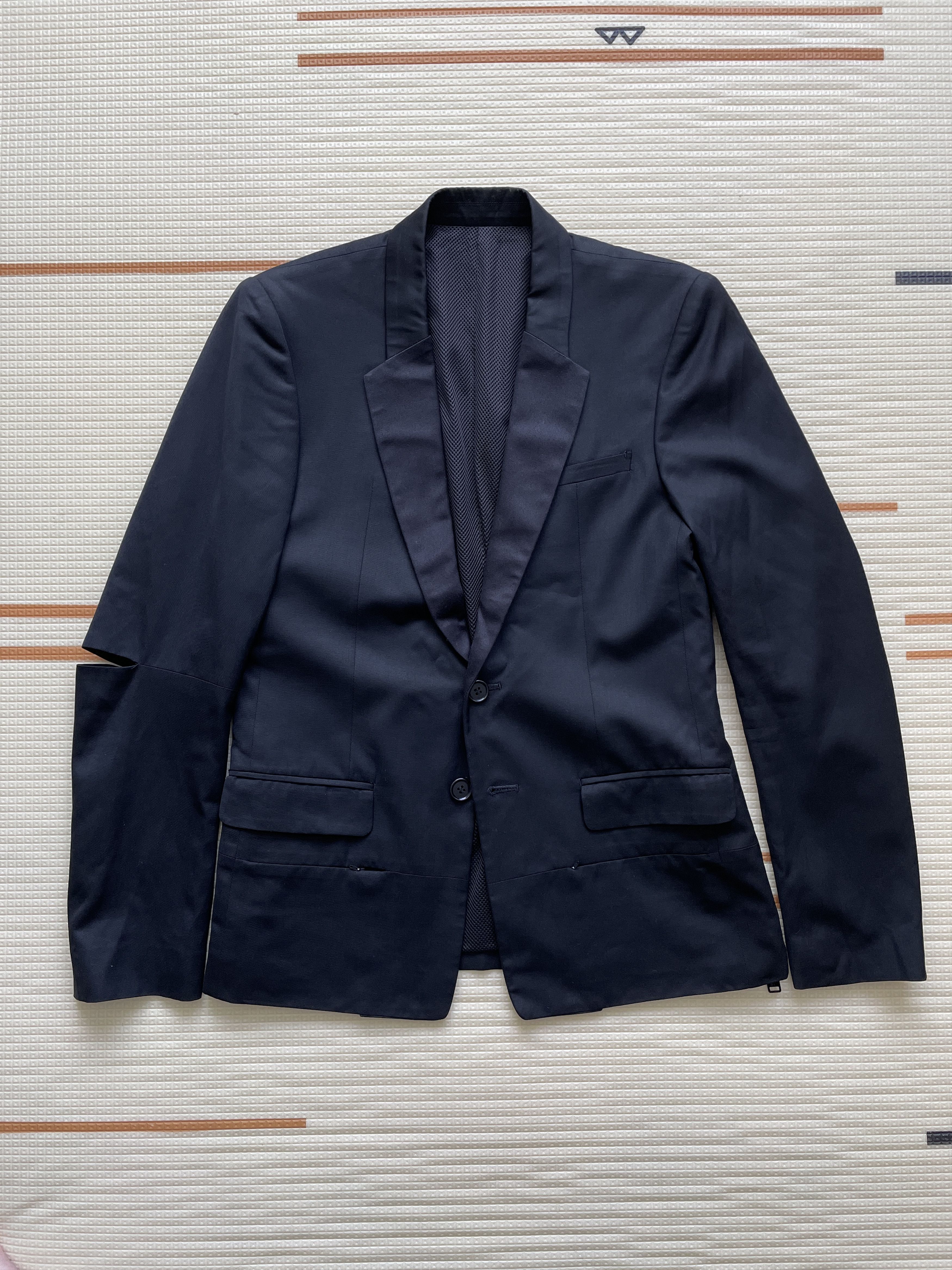 image of Undercoverism 2015 Blazer in Black, Men's (Size XS)