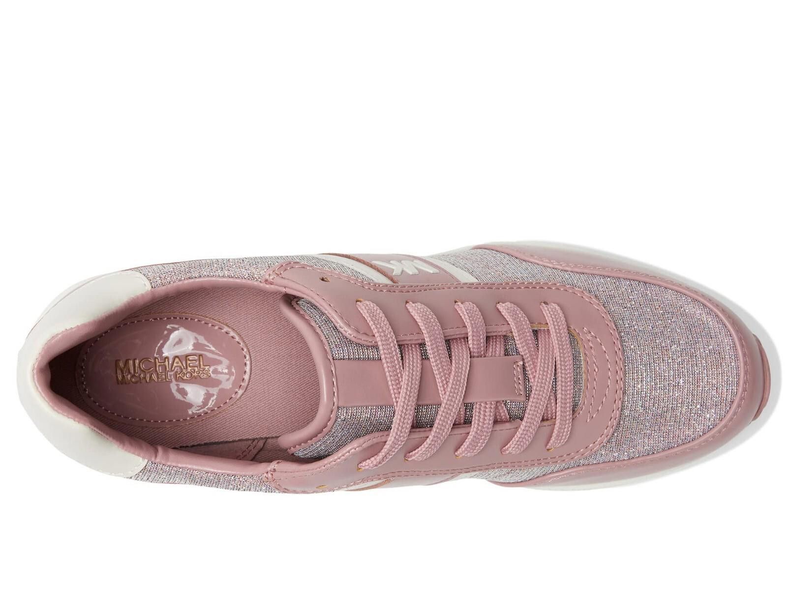 Michael Kors Womens Michael Kors Mabel Trainer Soft Glitter 7.5 M NEW Size US 7.5 / IT 37.5 - 6 Thumbnail