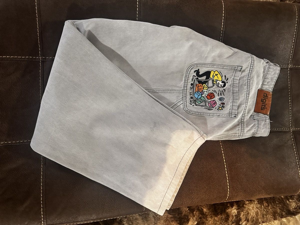 Other Light gray clean embroidery back pocket 38,34 Size US 38 / EU 54 - 2 Thumbnail