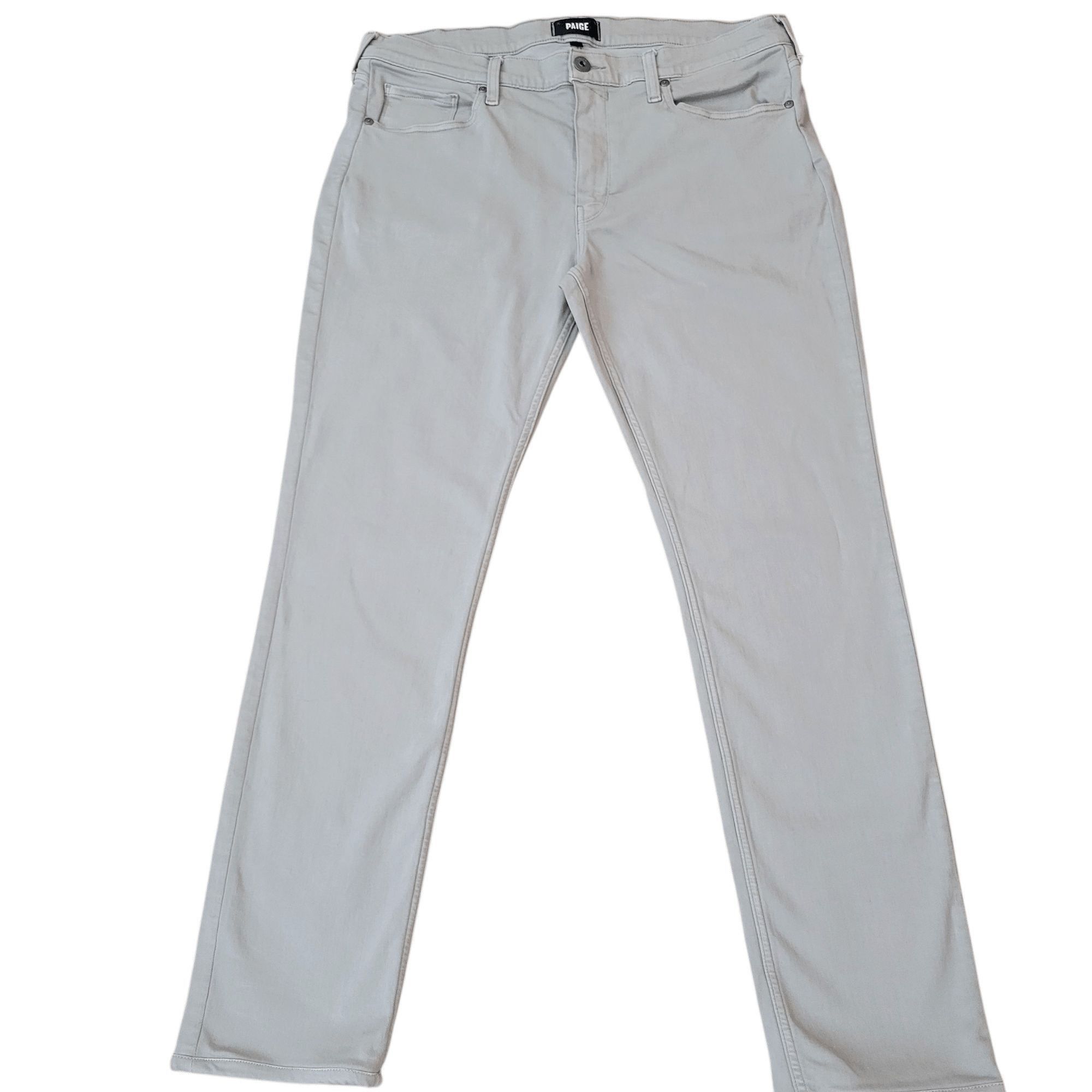 Paige Paige Lennox Slim Jeans Size 36/32 Men's Gray Excellent Size US 36 / EU 52 - 1 Thumbnail