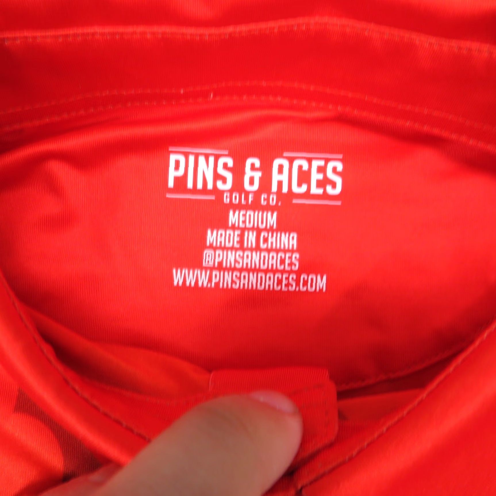 Vintage Pins & Aces Golf Polo Mens Medium Red Camo Graphic Performance Stretch Shirt Size US M / EU 48-50 / 2 - 4 Thumbnail
