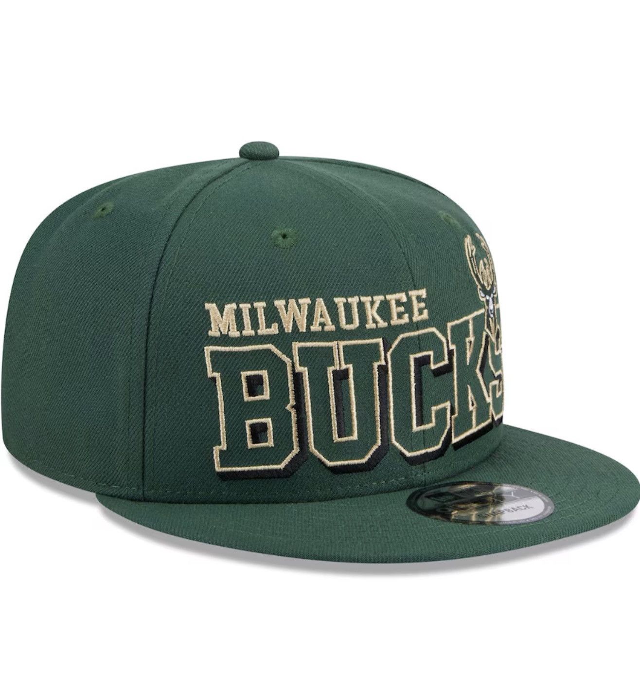 New Era Milwaukee Bucks Hat Size ONE SIZE - 2 Thumbnail