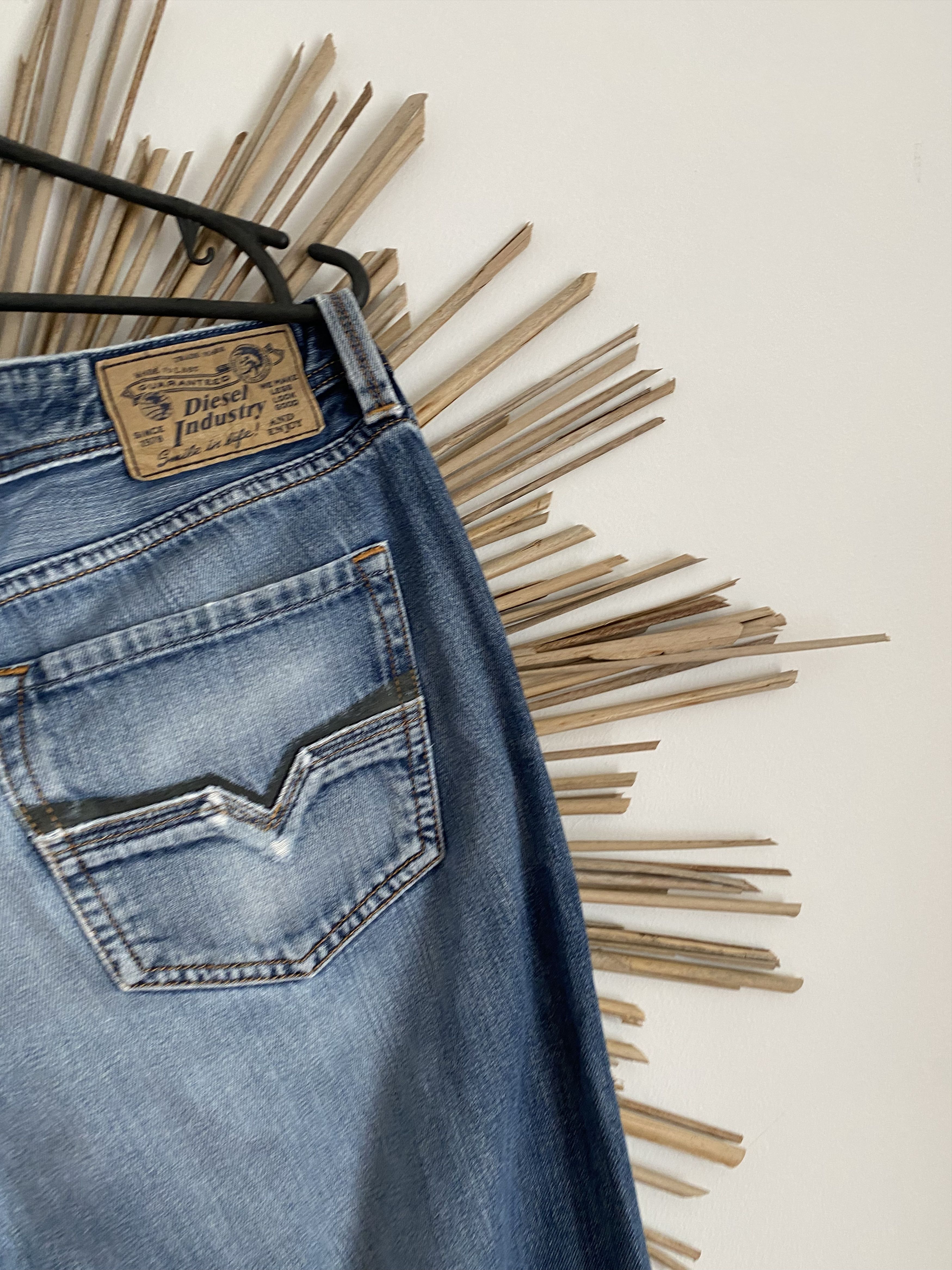 Diesel Vintage Diesel Jeans Distressed Wash Japanese Crazy y2k 90s Size US 36 / EU 52 - 6 Thumbnail