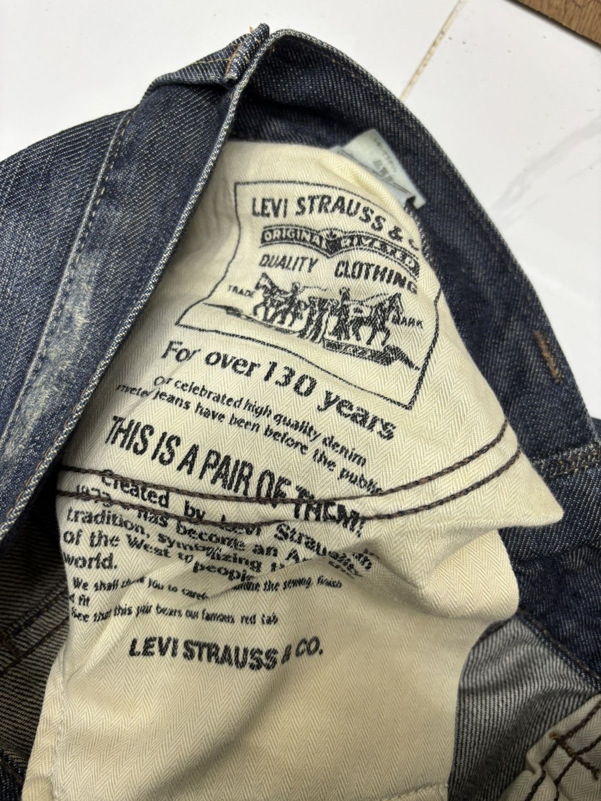 Engineered Garments × Levi's Vintage Levis 511 Distressed Denim Jeans Size US 31 - 11 Thumbnail