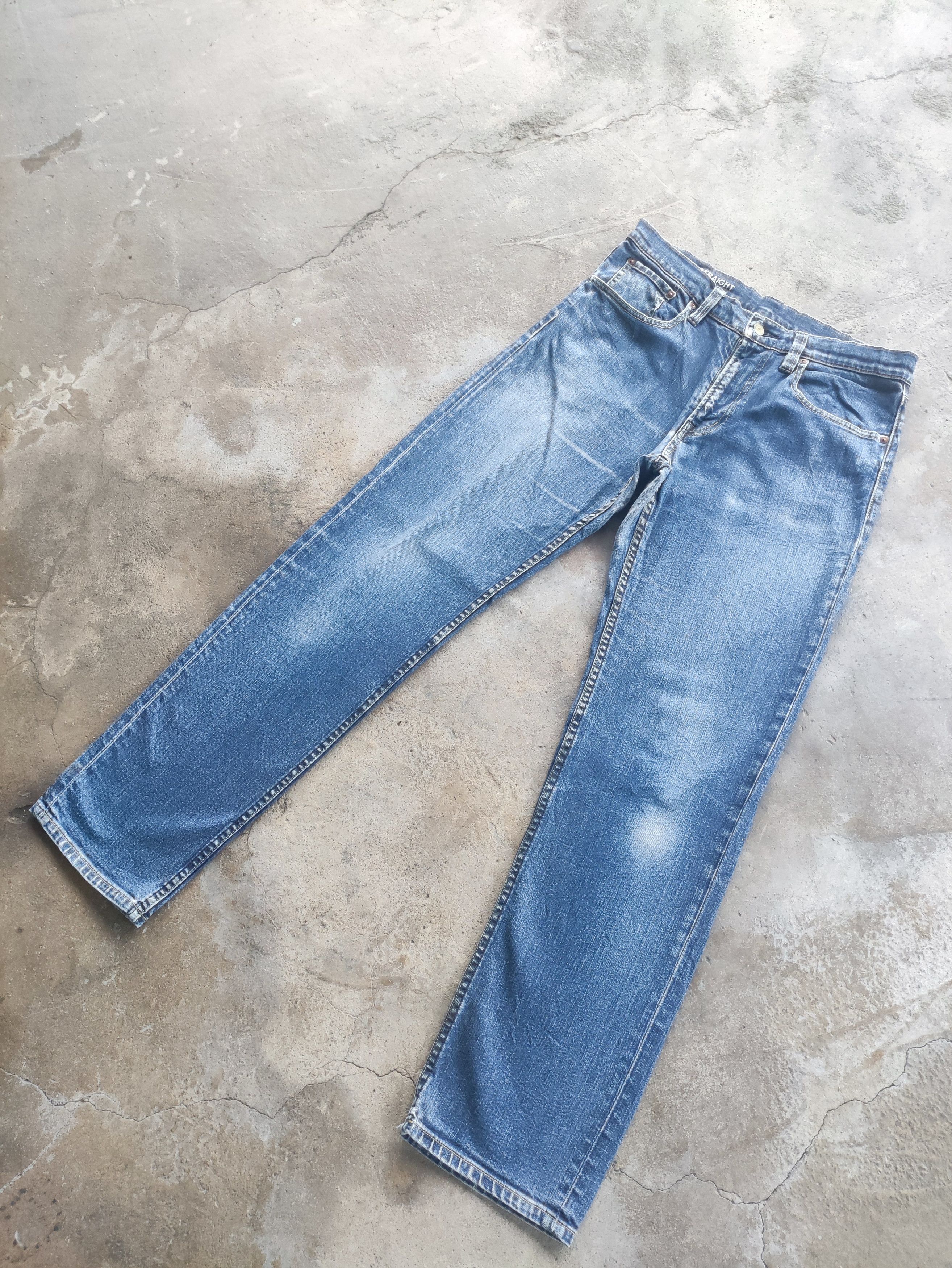 Japanese Brand Vintage Japanese Brand Straight Cut Jeans Faded Pants Size US 32 / EU 48 - 2 Thumbnail