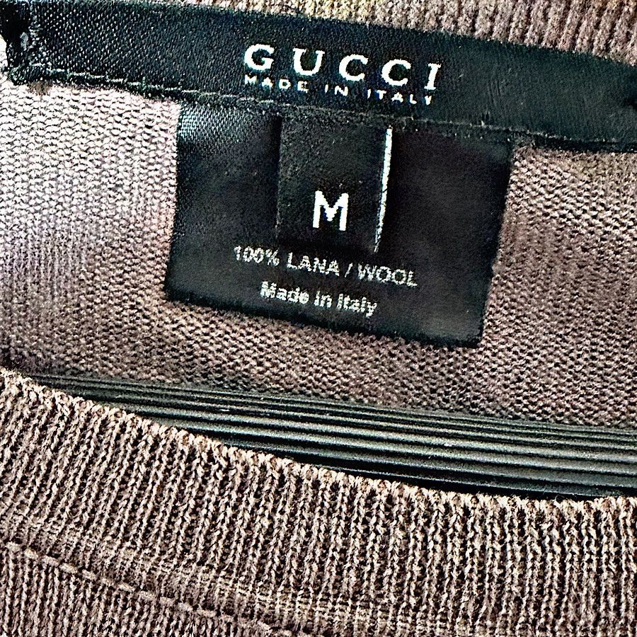 Gucci Authentic Gucci Tom Ford Rust Distressed Sweater Size US M / EU 48-50 / 2 - 3 Thumbnail