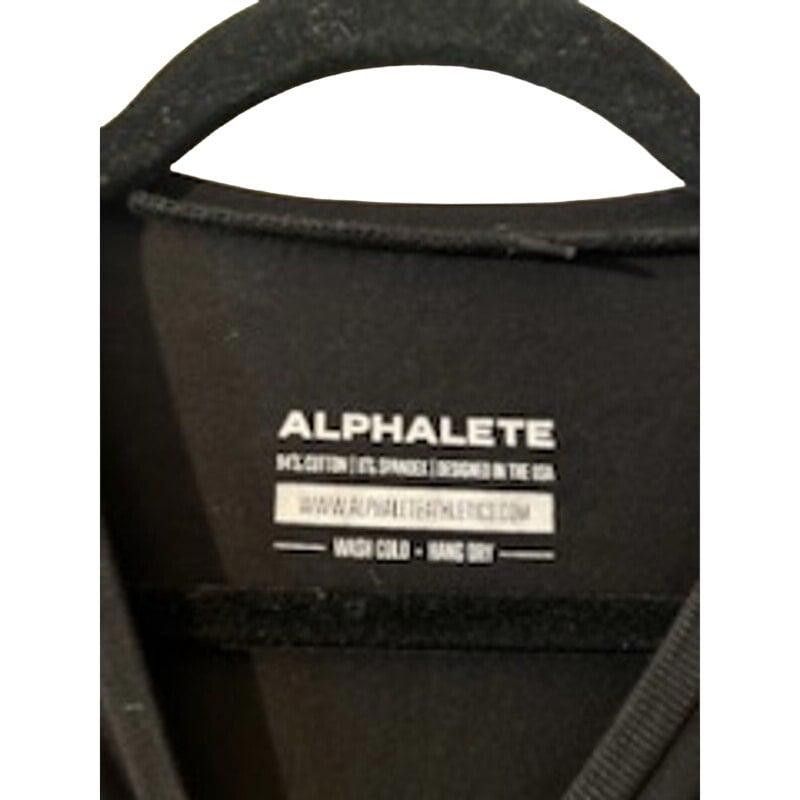 Alphalete Athletics Alphalete Cropped T-ShirtGraphic Logo Black Size Large Size L / US 10 / IT 46 - 3 Thumbnail