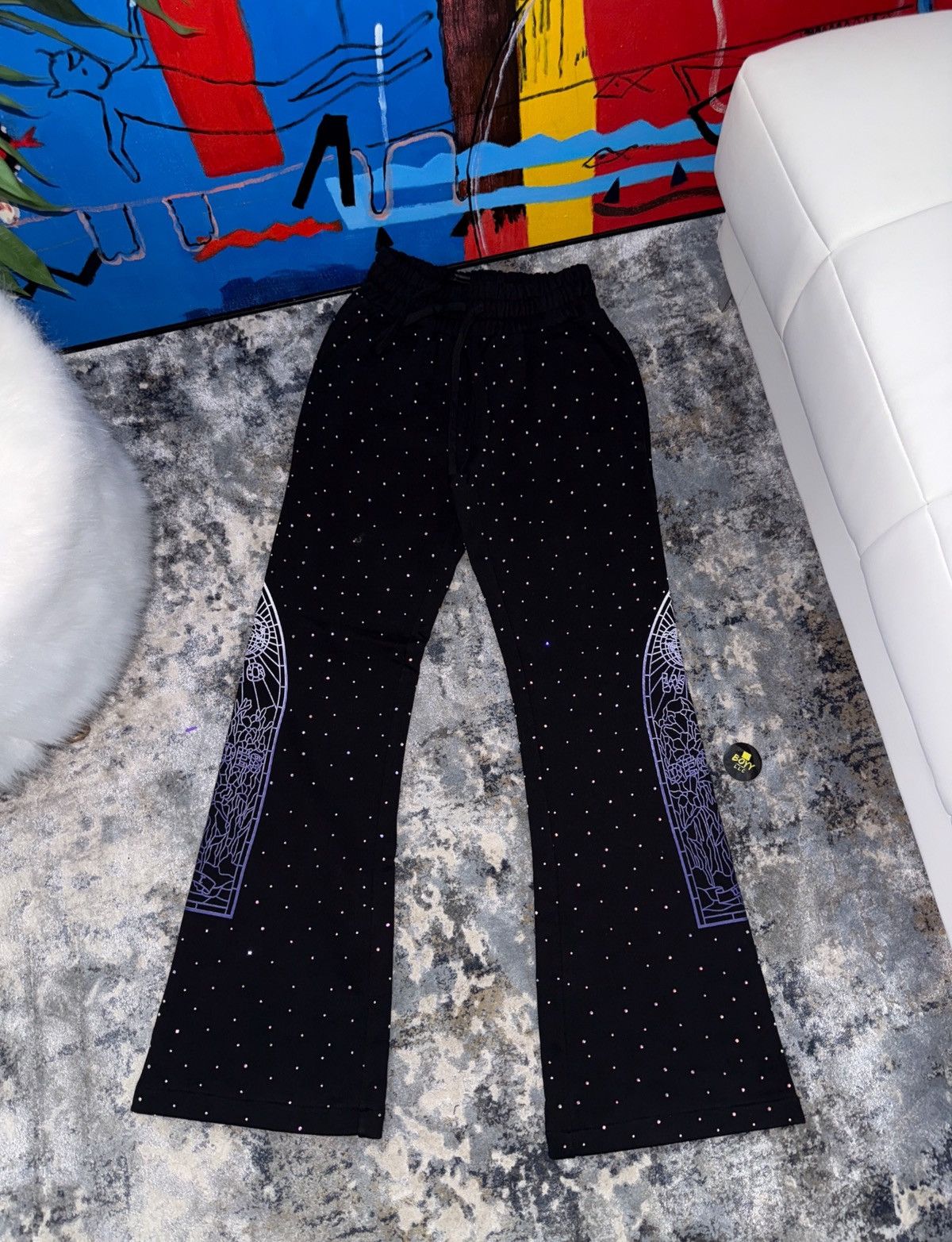 Who Decides War Wdw rhinestone sweatpants Size US 30 / EU 46 - 1 Preview