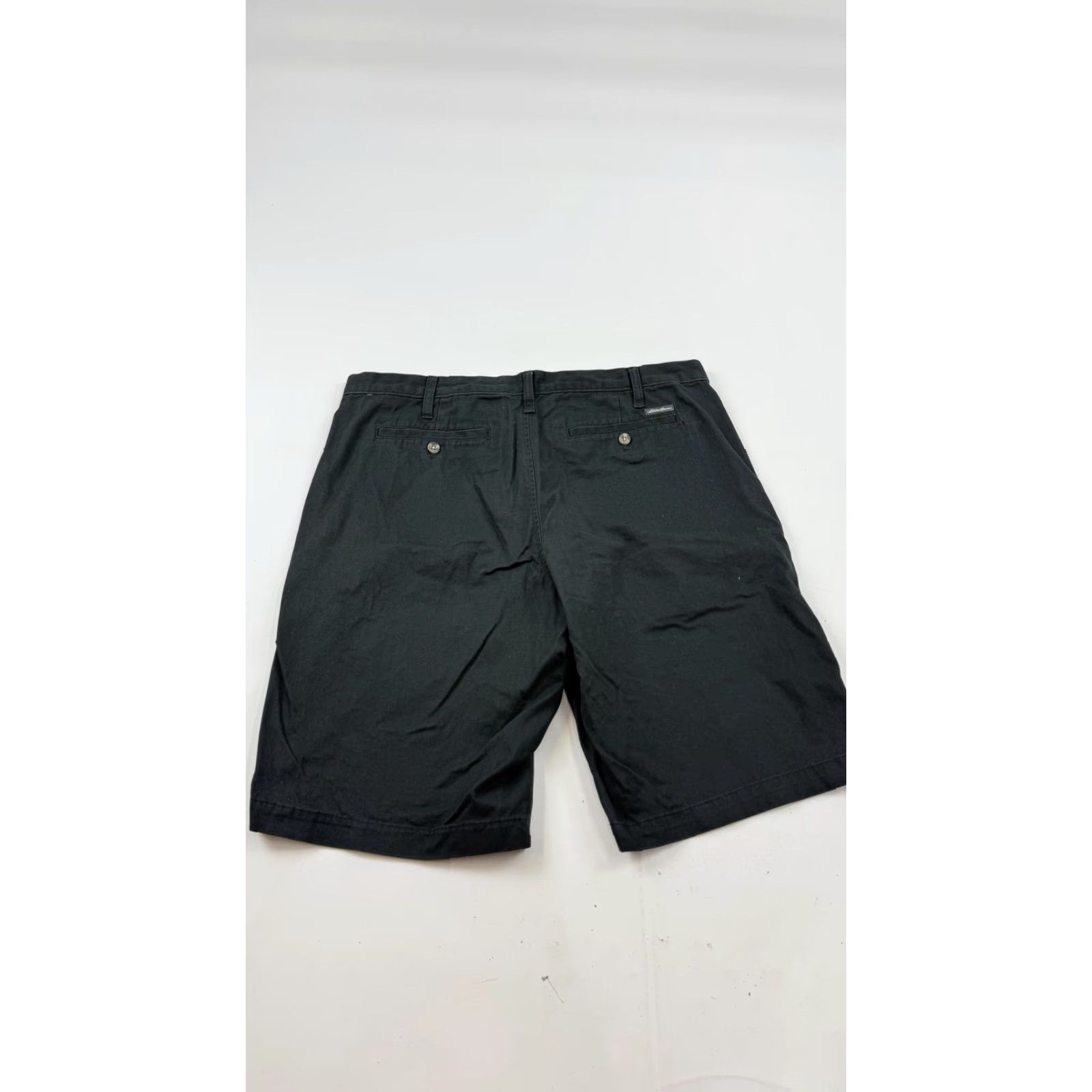 Eddie Bauer Eddie Bauer Shorts Mens 38 Black 100% Cotton Chino Flat Front Casual Walking Size US 38 / EU 54 - 4 Thumbnail
