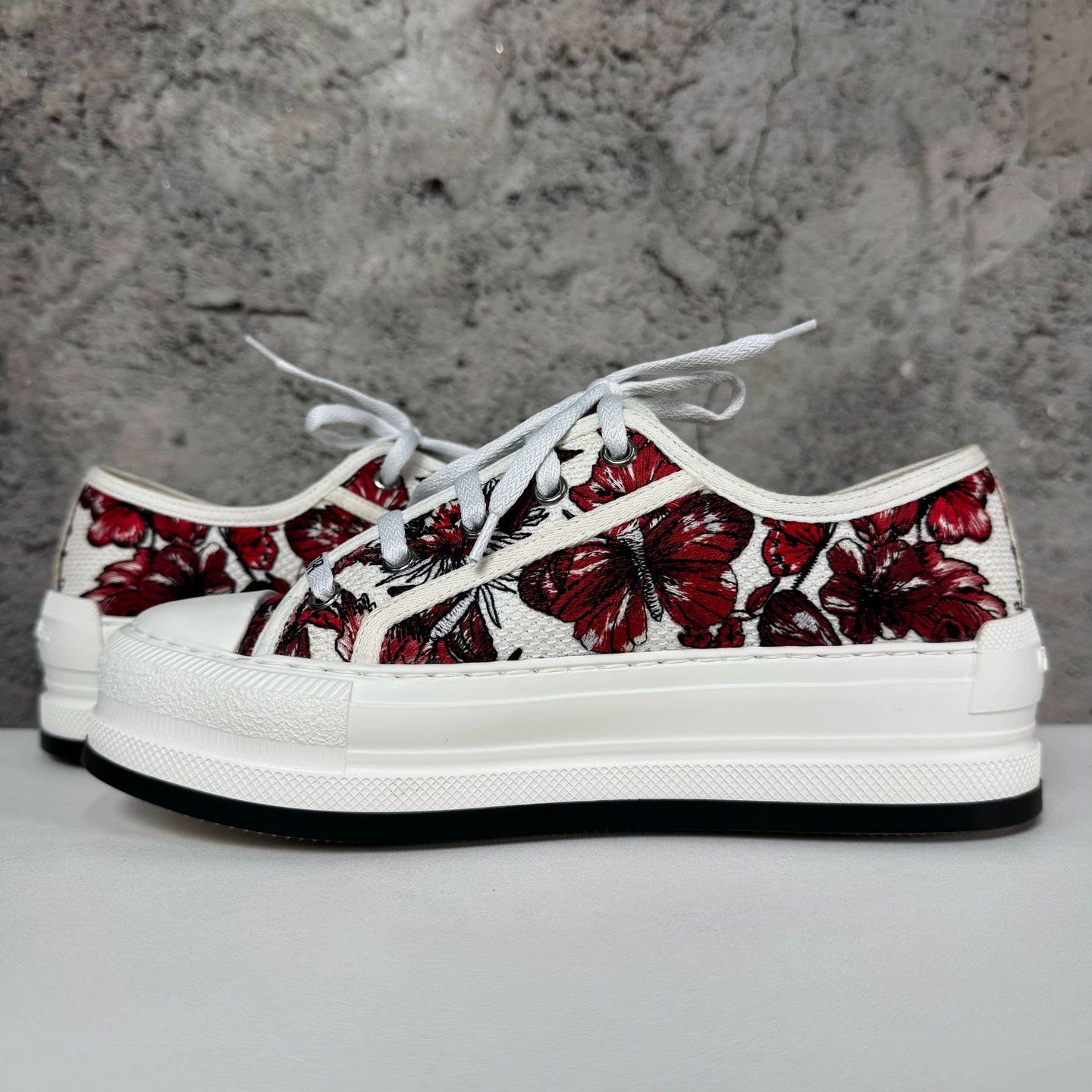 Dior Dior Platform Canvas Sneakers 36 Unworn Size US 5.5 / IT 35.5 - 6 Thumbnail