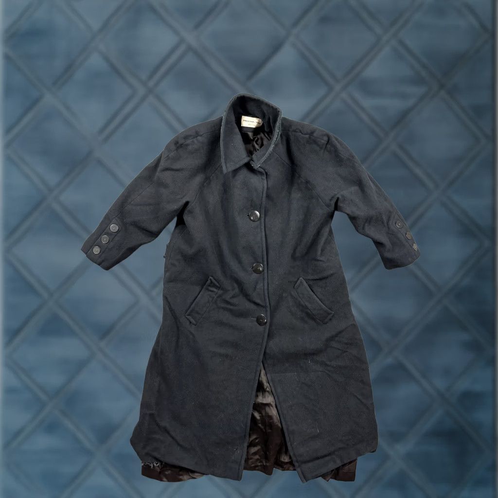 Preston & York VINTAGE Preston & York Women's Peacoat Black Wool Coat Regular Size 10 Lined Button Size L / US 10 / IT 46 - 1 Thumbnail