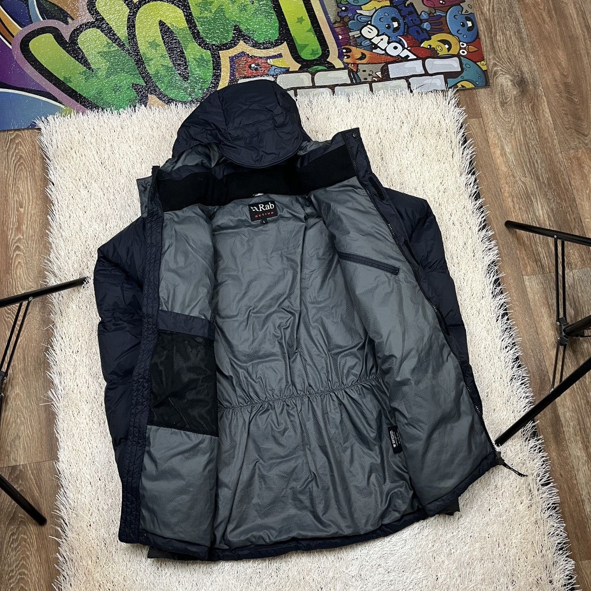 Rab Vintage RAB active ProActive Jacket Goose Down puffer Nylon Size US L / EU 52-54 / 3 - 3 Thumbnail