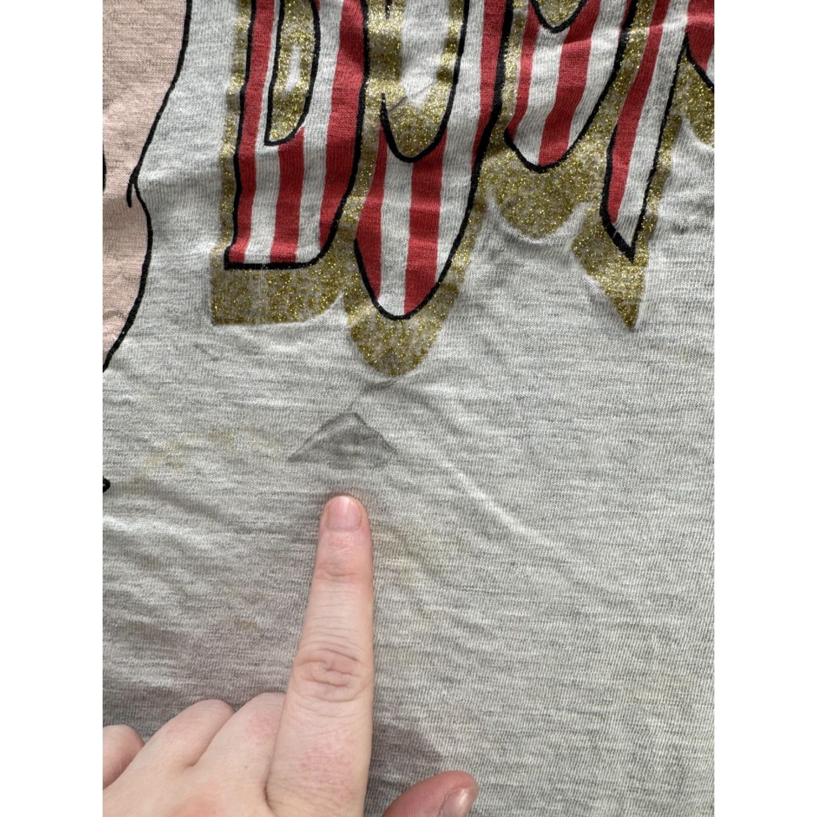 Vintage VINTAGE Street Works Betty Boop Shirt Mens L Gray USA Flag Patriotic Cartoon 90s Size US L / EU 52-54 / 3 - 3 Thumbnail