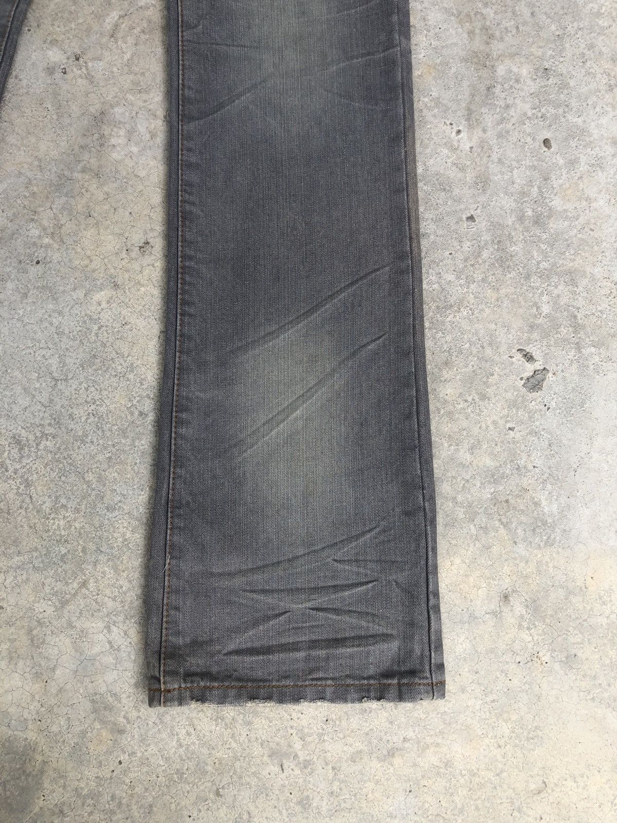 If Six Was Nine Japanese Indecent Flared Jeans Distressed Jeans Size US 33 - 7 Thumbnail