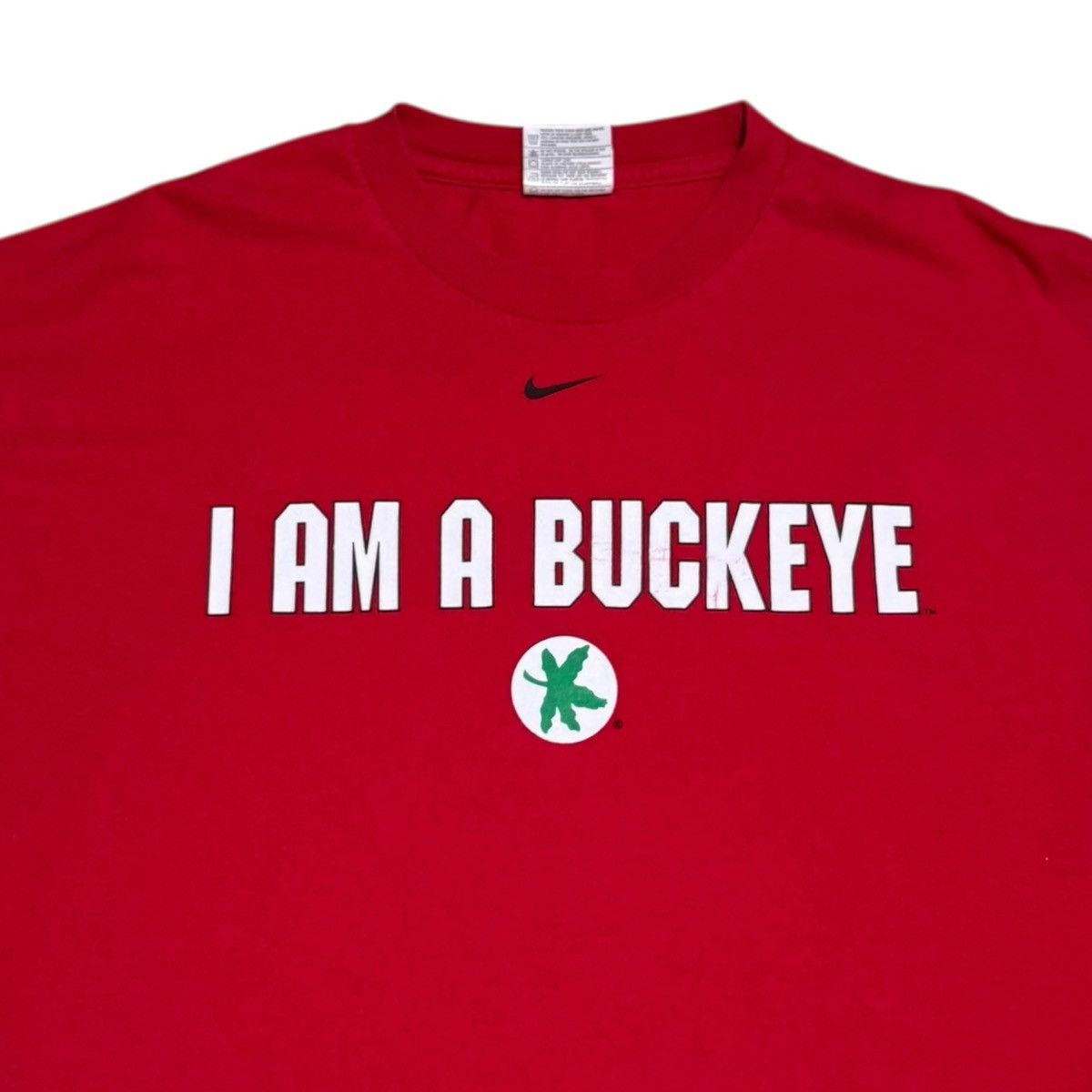 Vintage 2000s Nike Center Swoosh Ohio State Buckeyes Red Shirt XL Size US XL / EU 56 / 4 - 2 Thumbnail