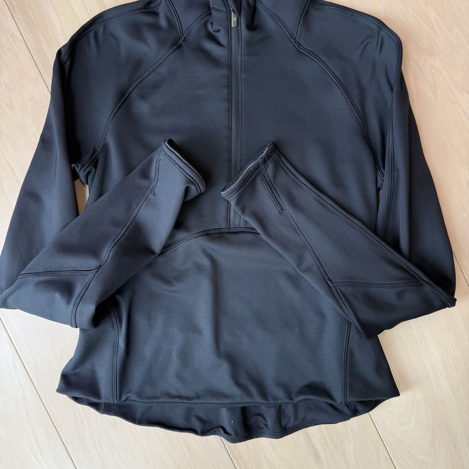 Lululemon Lululemon InStill Jacket 6 Black 1/2 Zip Define Workout Size M / US 6-8 / IT 42-44 - 6 Thumbnail