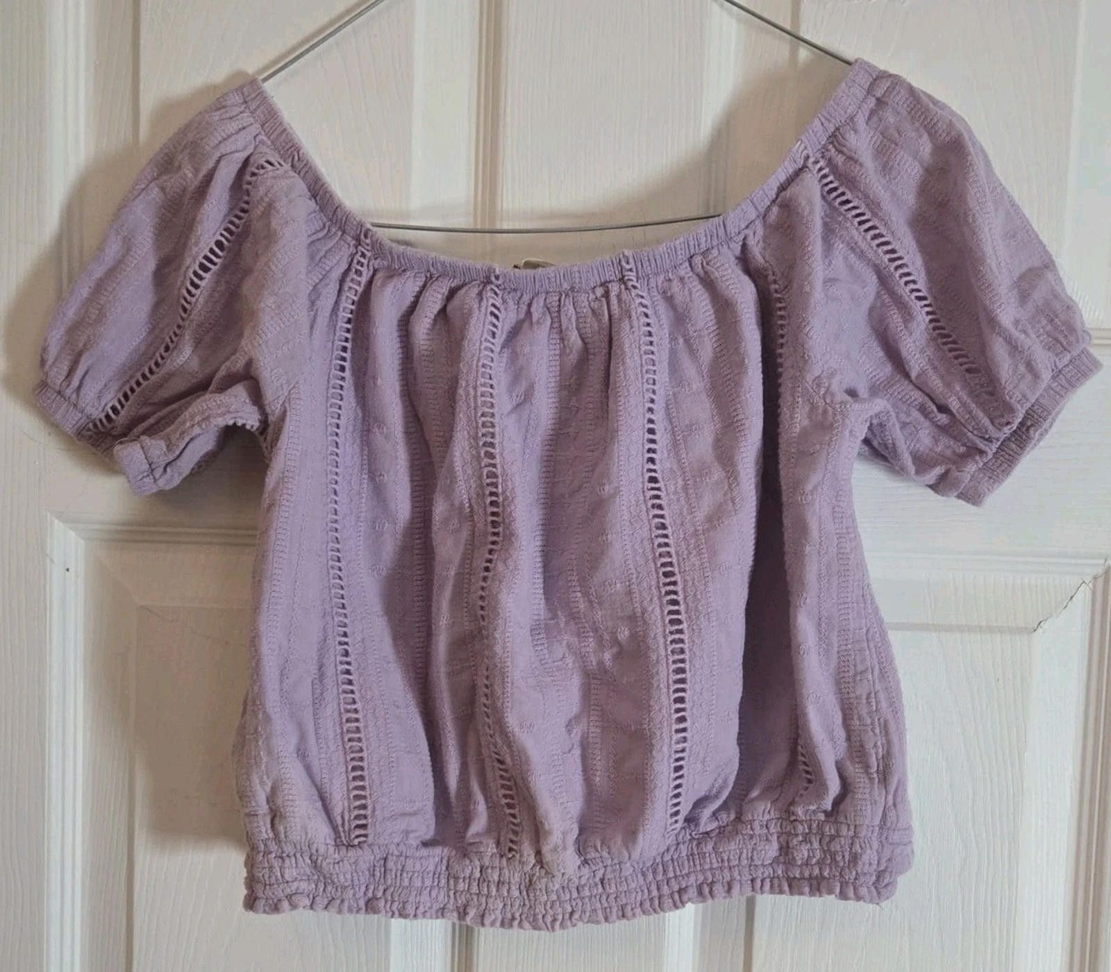 Other Lot Of 2 Crop Tops Lavender Neon Pink Miami Medium LA Tees L Size M / US 6-8 / IT 42-44 - 9 Thumbnail