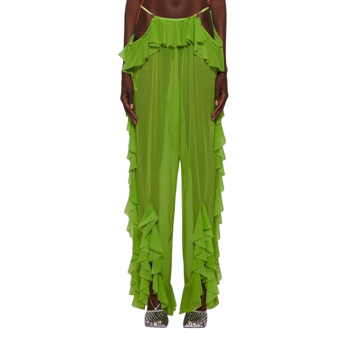 Other Ester Manas mermaid ruffled pant Size 27" / US 4 / IT 40 - 3 Thumbnail