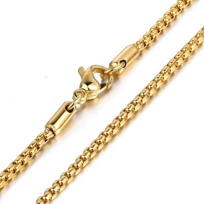 Japanese Brand 2MM Stainless Steel GOLD Box Chain 18 Inches Grailed