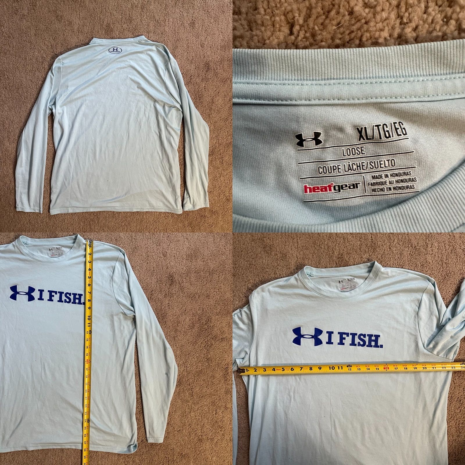 Nike Nike Adidas Shirts Mens XL Lot of 5 Tee Crewneck Long Sleeve Athletic Size US XL / EU 56 / 4 - 8 Thumbnail