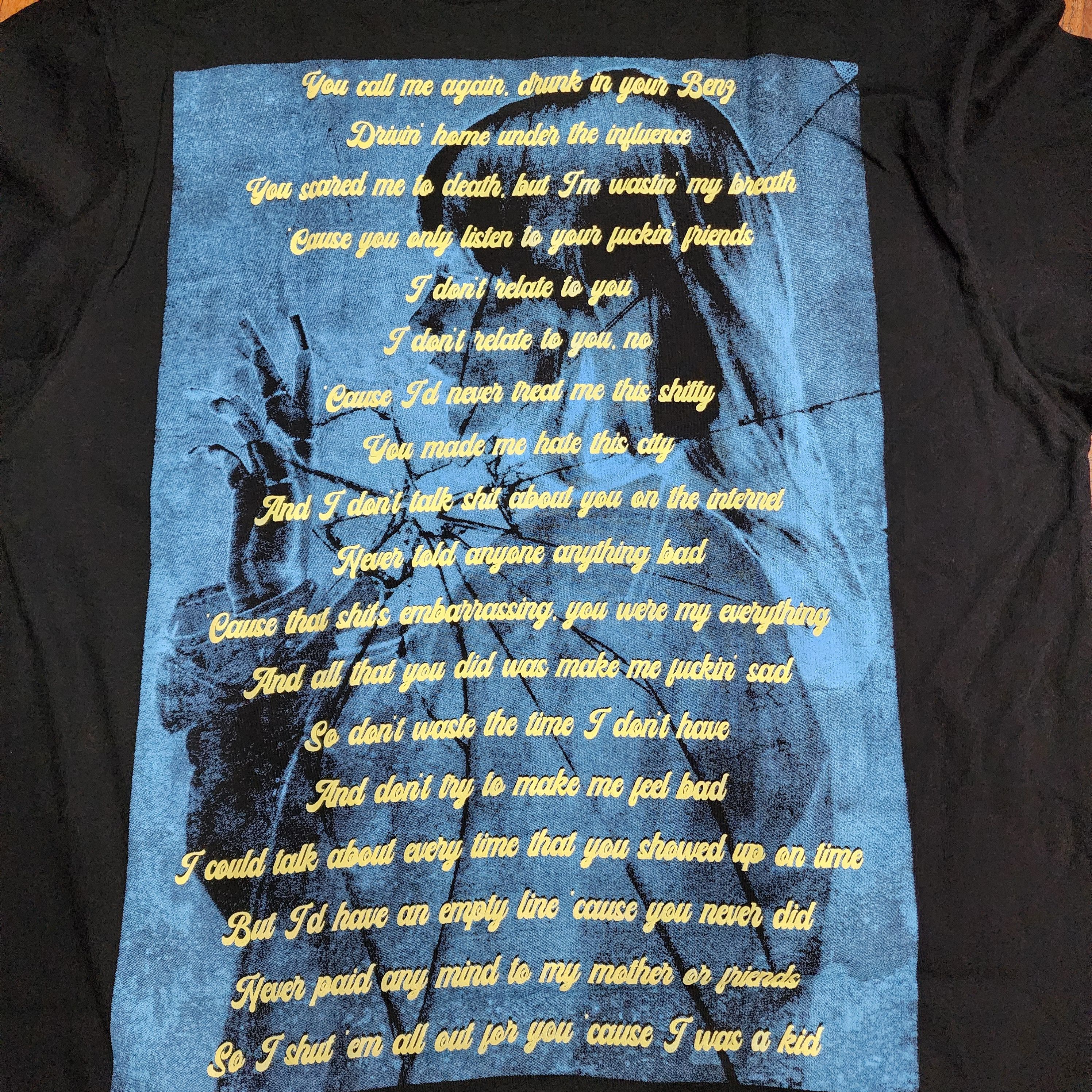 Band Tees 🎤 Billie Eilish Happier than ever Shirt , Limited tees Size US XL / EU 56 / 4 - 7 Thumbnail