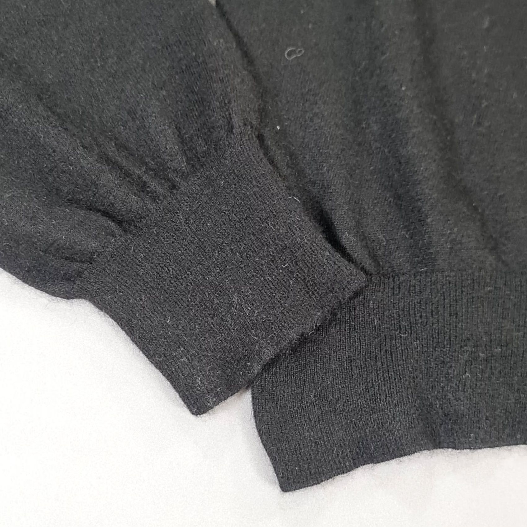 Joseph Joseph Jumper Black Large V-Neck Pullover Knit Cashmere Silk Mens Size US L / EU 52-54 / 3 - 4 Thumbnail