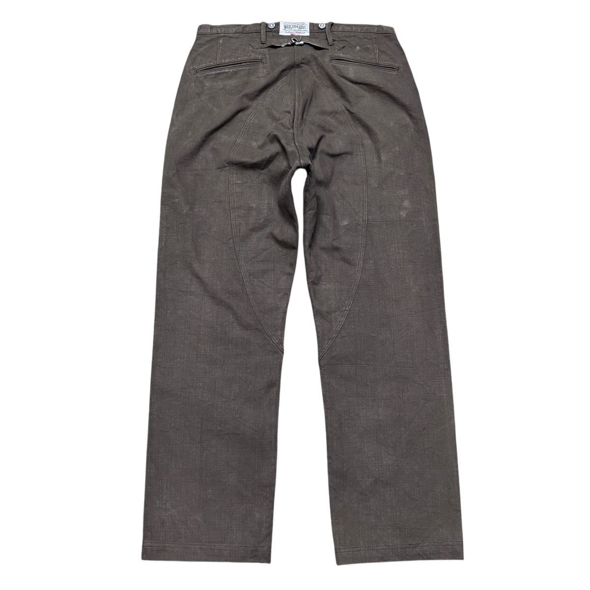Vintage Willcox & Gibbs Duck Canvas Work Pants Size US 34 / EU 50 - 3 Thumbnail