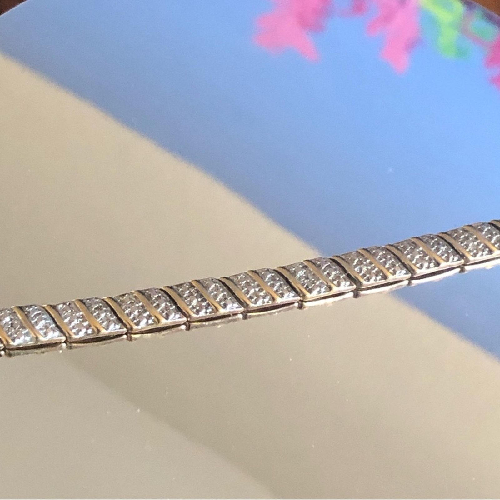 Jewelry Ross Simons 18k gold vermeil textured link bracelet Size ONE SIZE - 5 Thumbnail