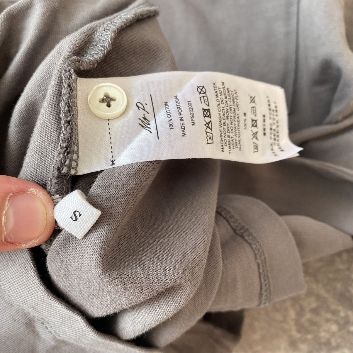 Mr P. Luxury Mr P. Basic Designer Button Up streetwear overshirt Size US S / EU 44-46 / 1 - 8 Thumbnail