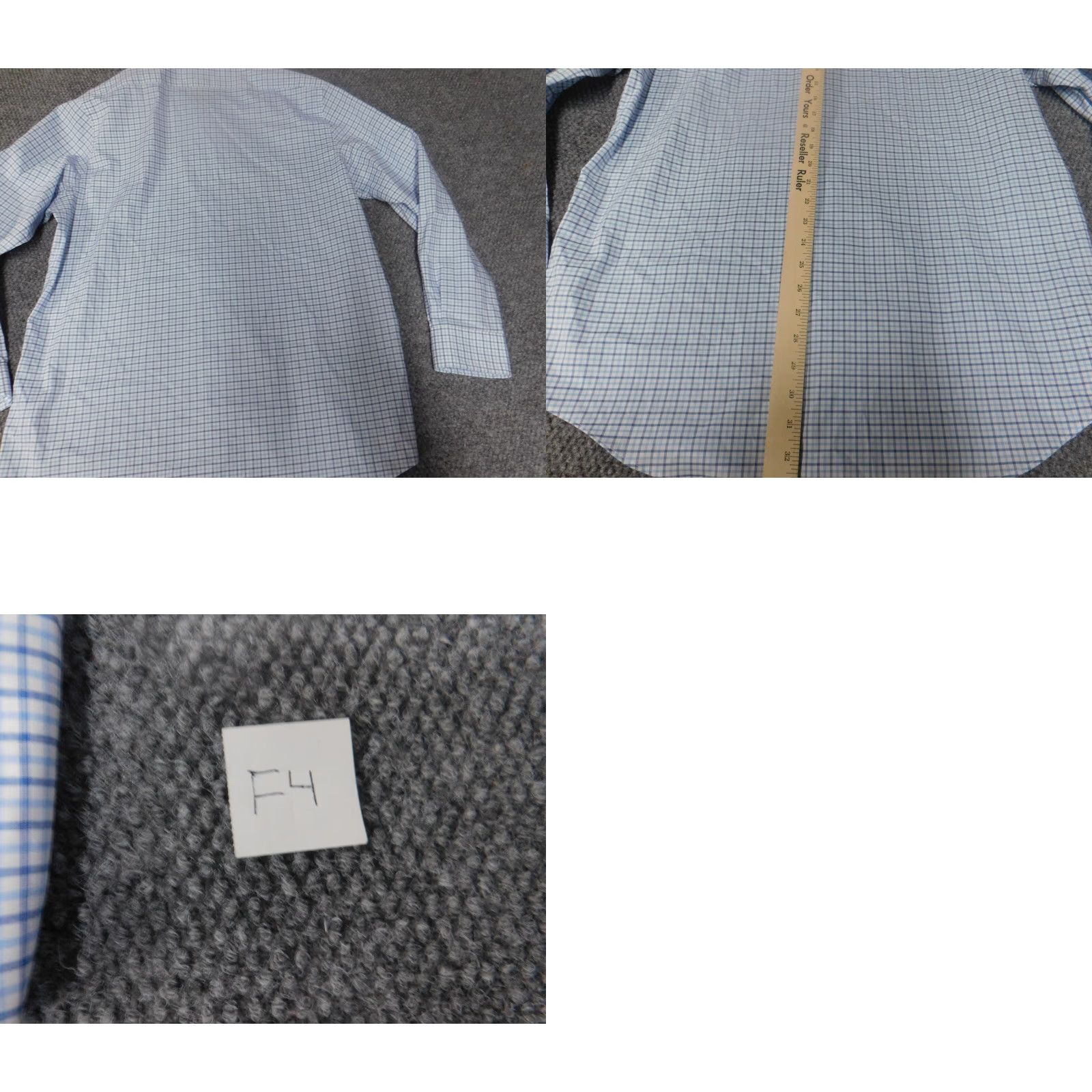 Croft & Barrow Croft & Barrow Shirt 16 Blue Plaid Button-Down Mens Regular Long Sleeve Cotton Button-Up Collared Vintage: No Size US L / EU 52-54 / 3 - 8 Thumbnail