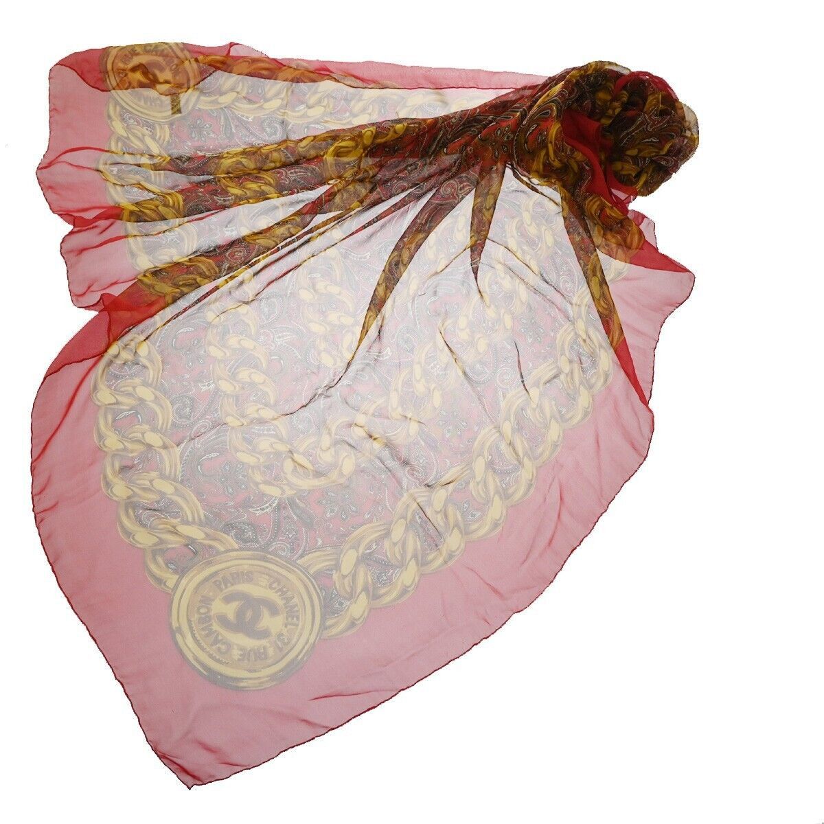 image of Chanel Scarves in Red, Women's