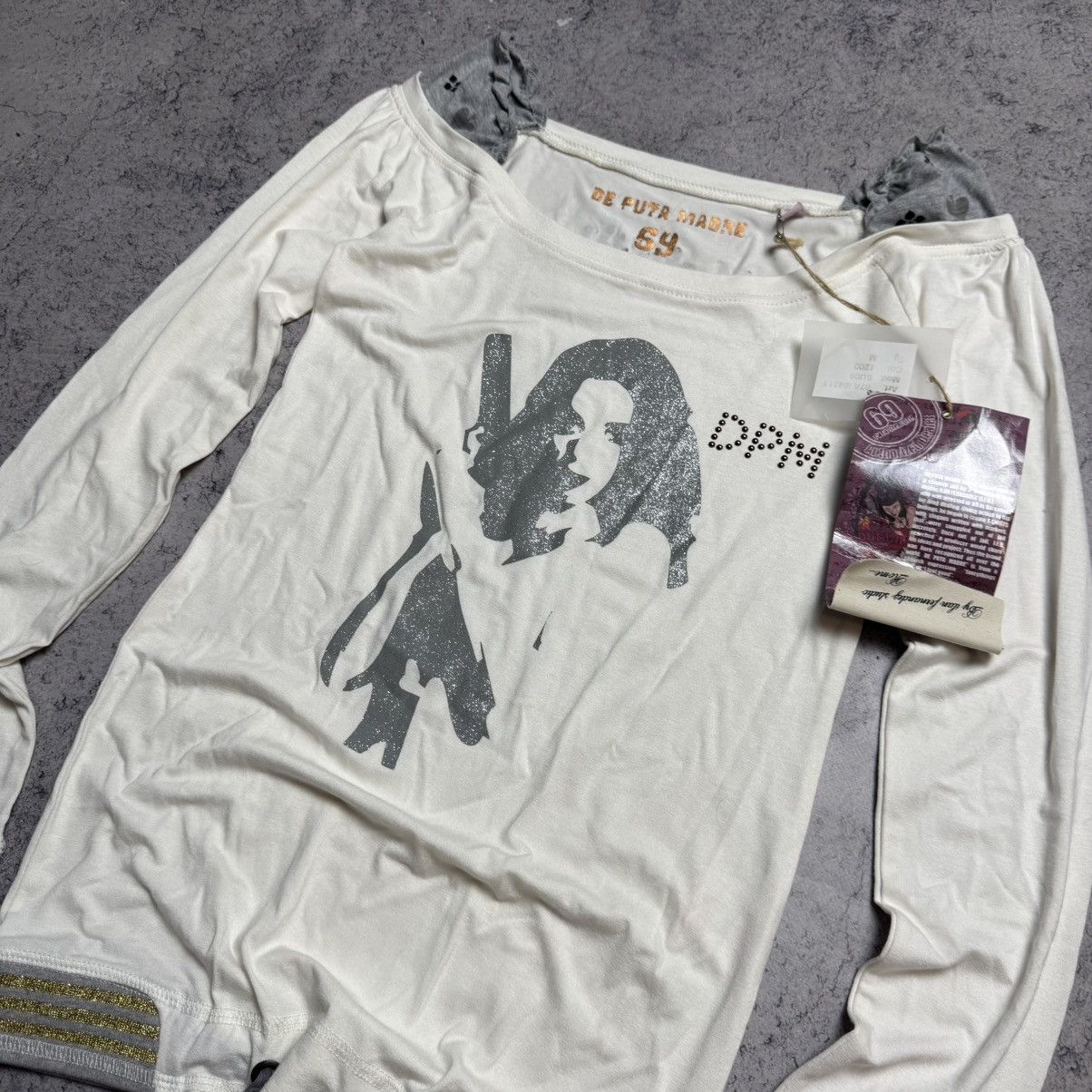 Other NEW De Puta Madre Y2K RARE Long sleeve T Shirt Size M / US 6-8 / IT 42-44 - 3 Thumbnail