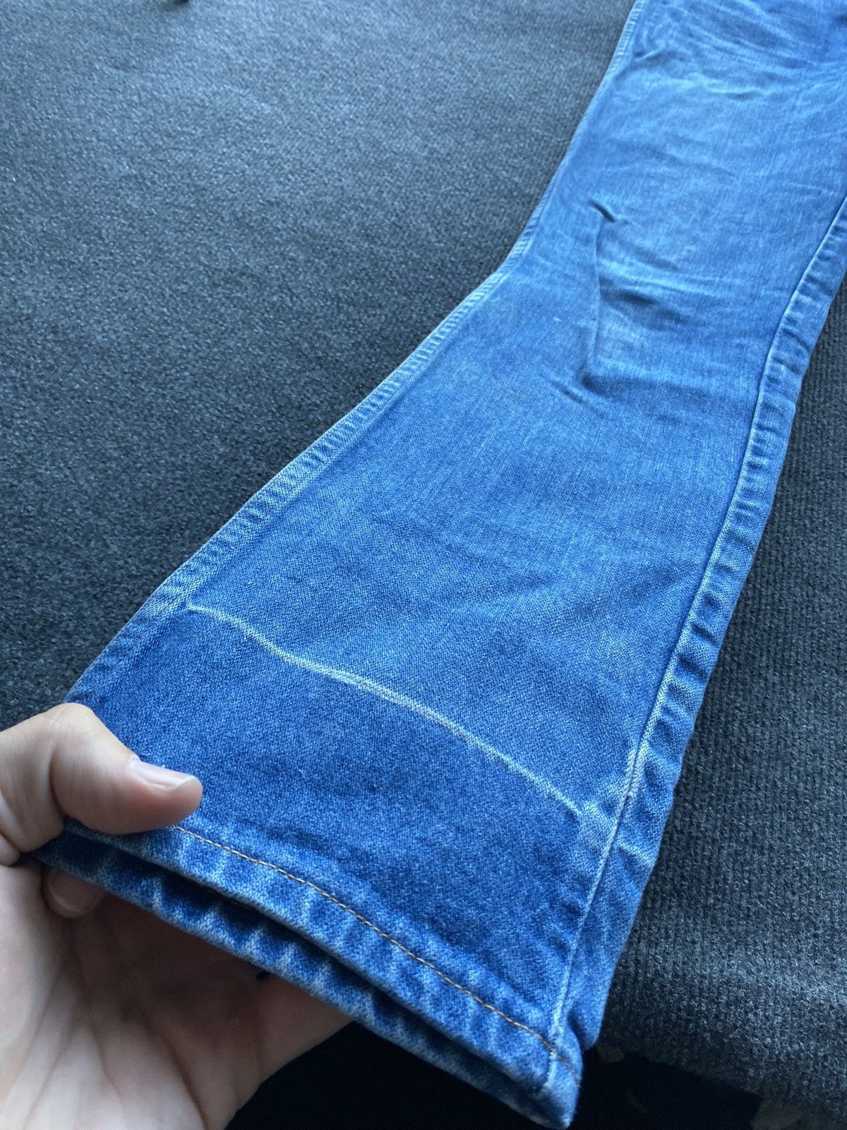 Wrangler 🔥Cowboy Western Vntg Wrangler Eclair Zip Jeans 31 rare Size US 31 - 19 Thumbnail