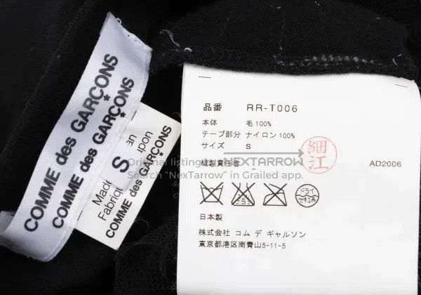 Comme des Garcons Comme Des Garcons Black vintage lace top Size S / US 4 / IT 40 - 9 Thumbnail