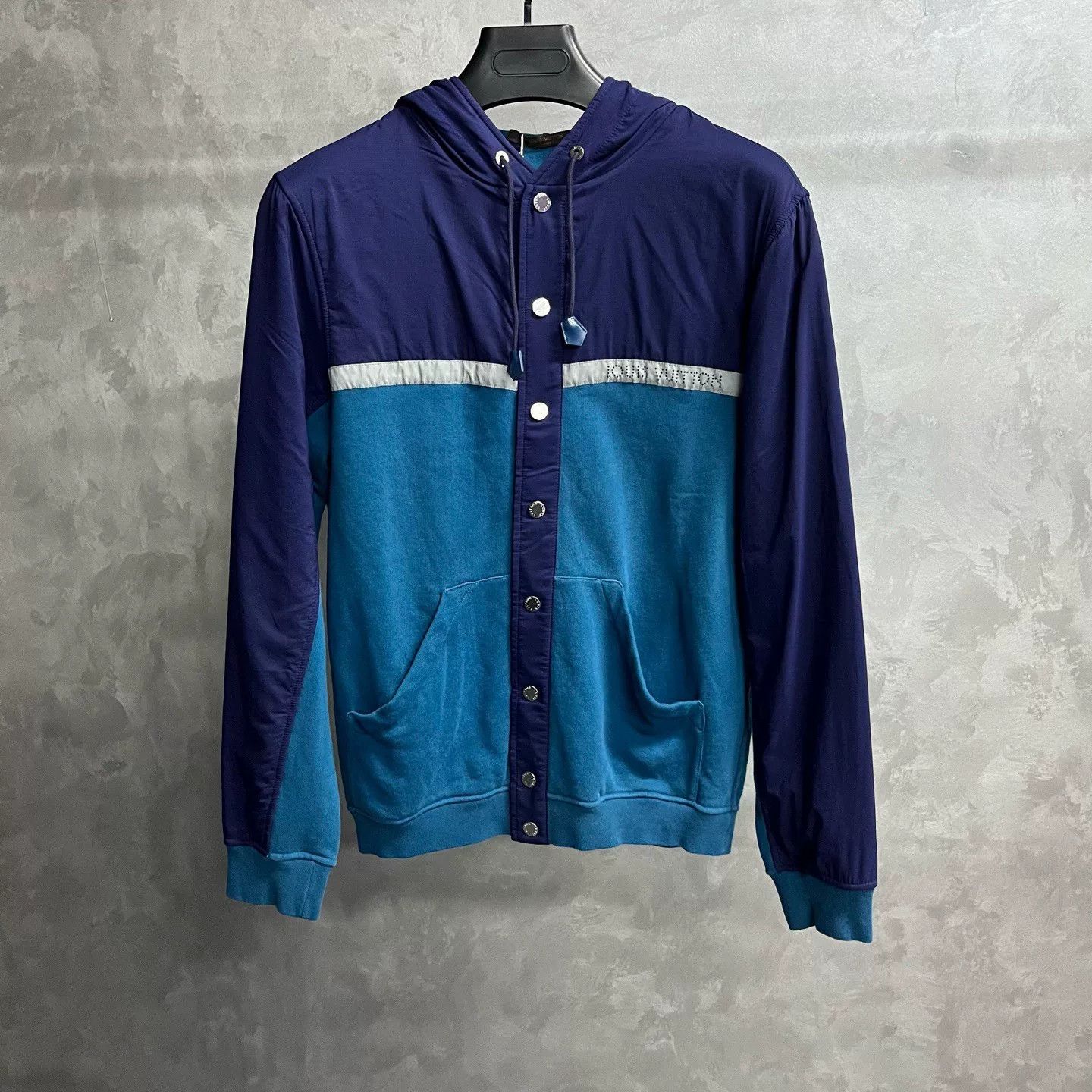 Louis Vuitton Louis Vuitton Blue Stripe Snap Jacket Size US S / EU 44-46 / 1 - 1 Thumbnail