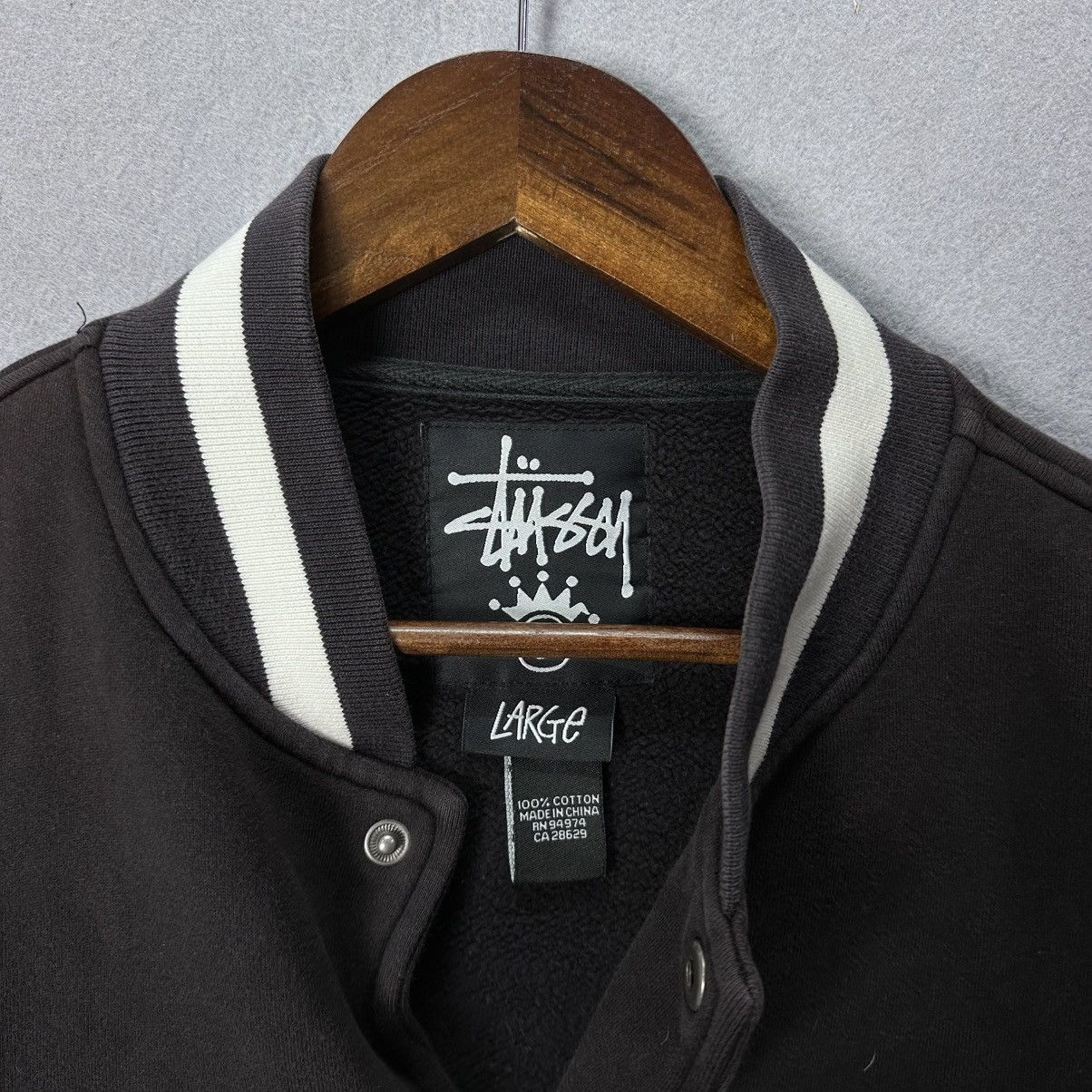 Stussy Vintage Stussy Varsity Jacket Large 2000s Streetwear Size US L / EU 52-54 / 3 - 4 Thumbnail