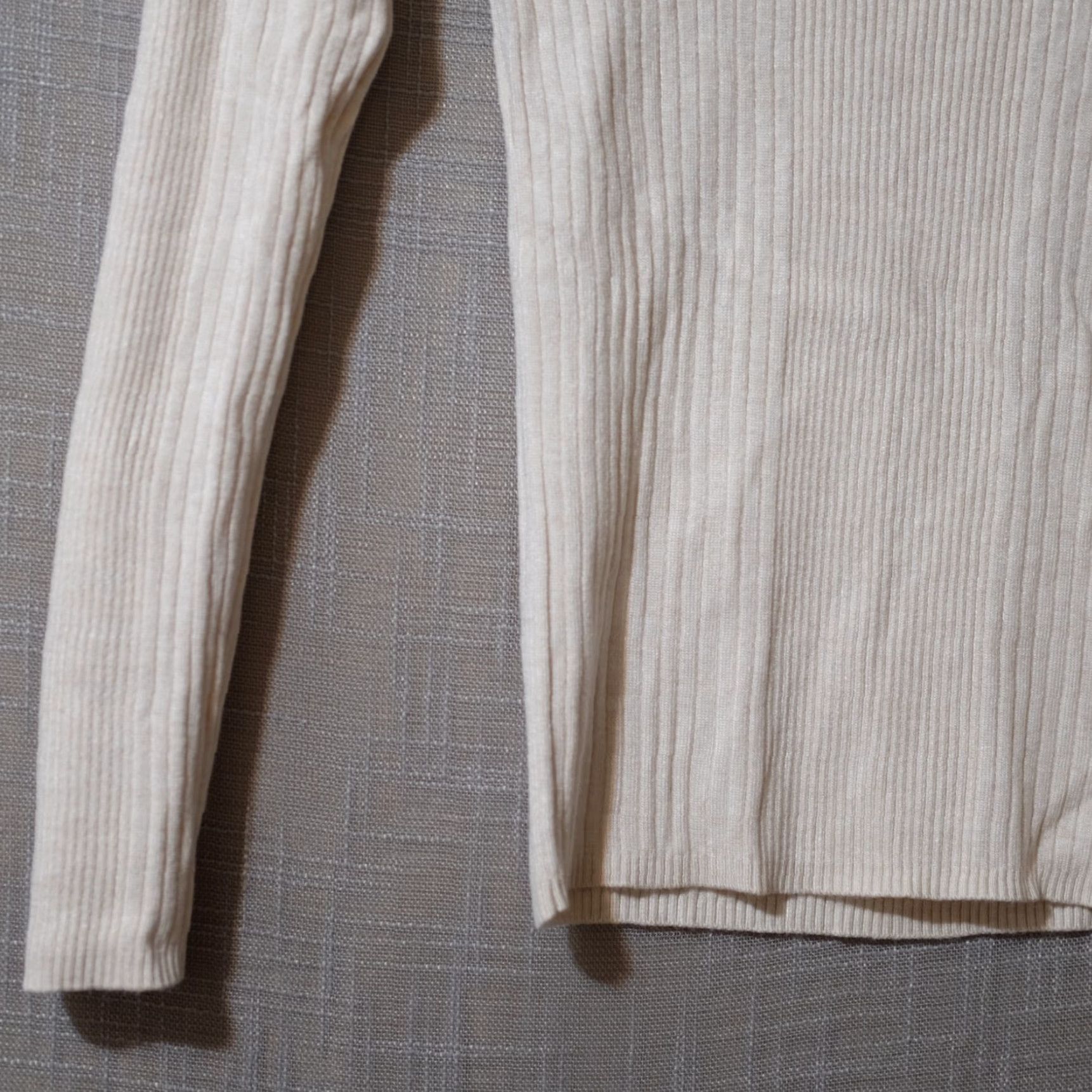 George VINTAGE Nwot! George Ivory Turtleneck Sweater Ribbed Pullover Sweater Women's S #H55-58 Size S / US 4 / IT 40 - 3 Thumbnail