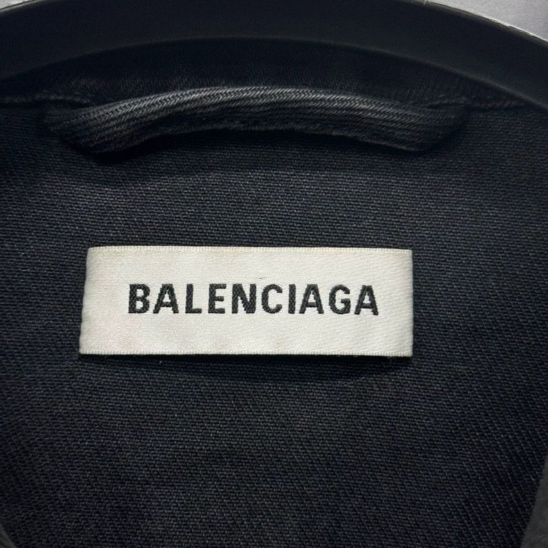 Balenciaga Balenciaga size 38 Scribbled letters logo denim jacket coa Size XS / US 0-2 / IT 36-38 - 4 Thumbnail