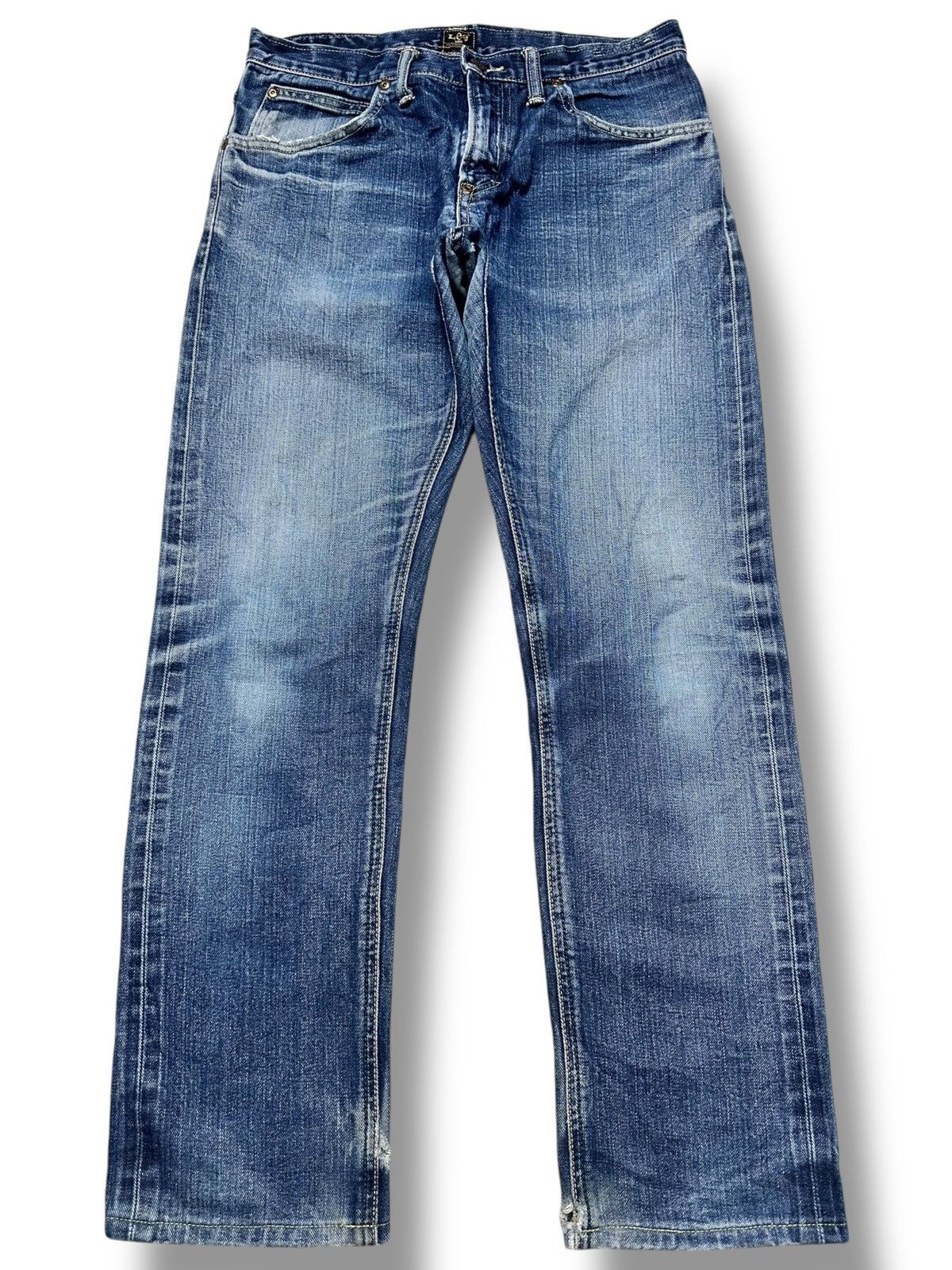 Lee Lee 101 Vintage Limited Distressed Skinny Loose and Faded Size US 32 / EU 48 - 1 Thumbnail