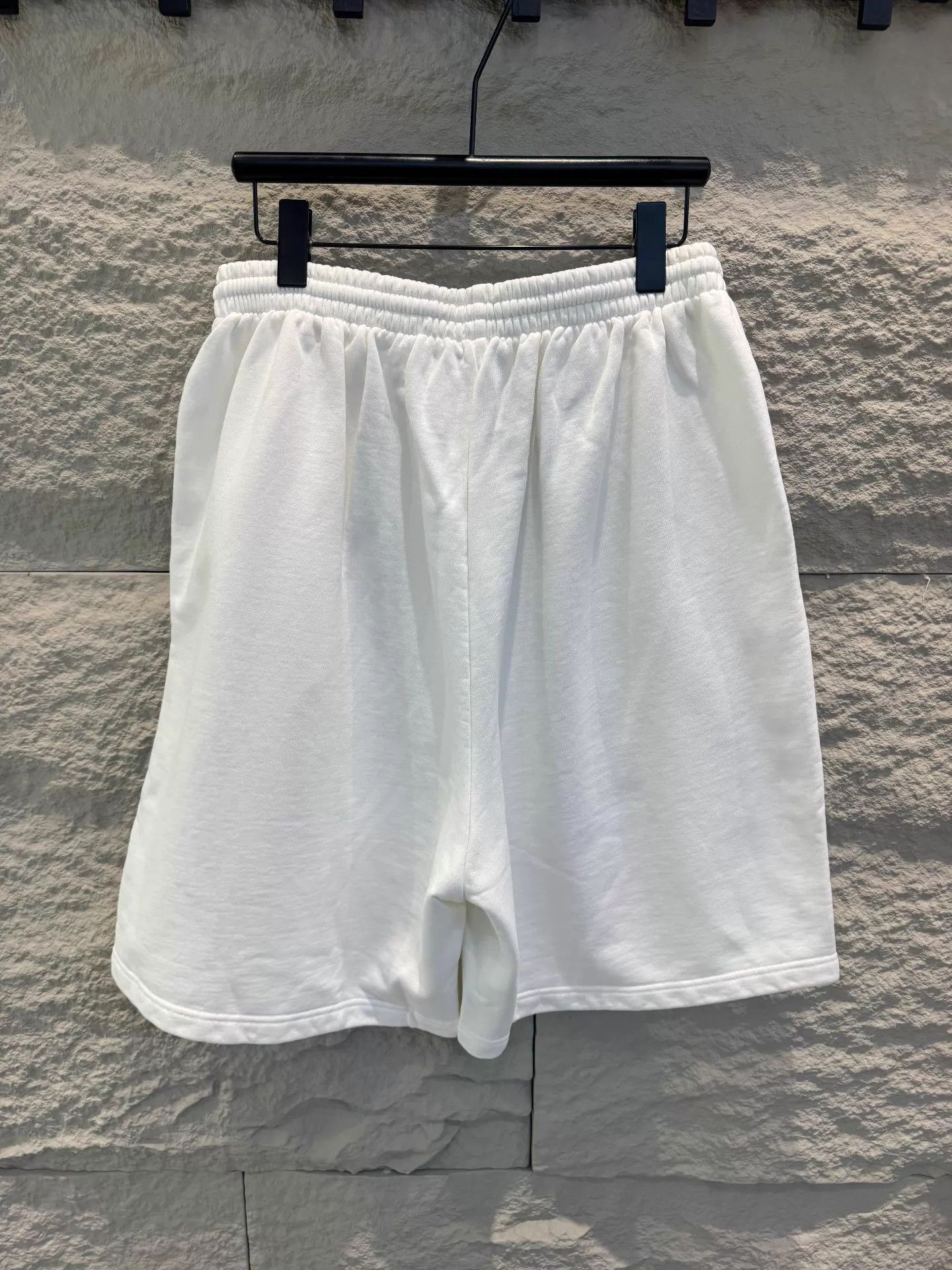 Balenciaga White Casual Shorts with Elastic Waist Size US 32 / EU 48 - 5 Thumbnail