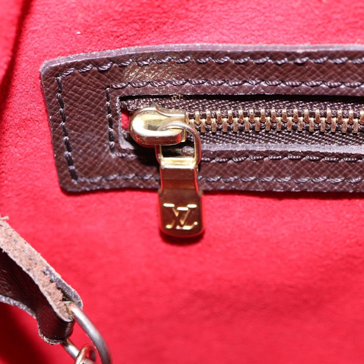 Louis Vuitton LOUIS VUITTON Damier Ebene Marais Shoulder Bag N42240 Size ONE SIZE - 15 Thumbnail