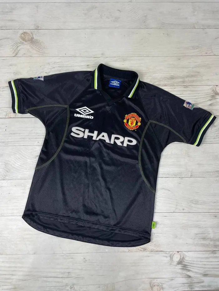 Umbro Vintage Manchester United 1998 1999 Cole #9 Third Shirt Size US S / EU 44-46 / 1 - 2 Thumbnail