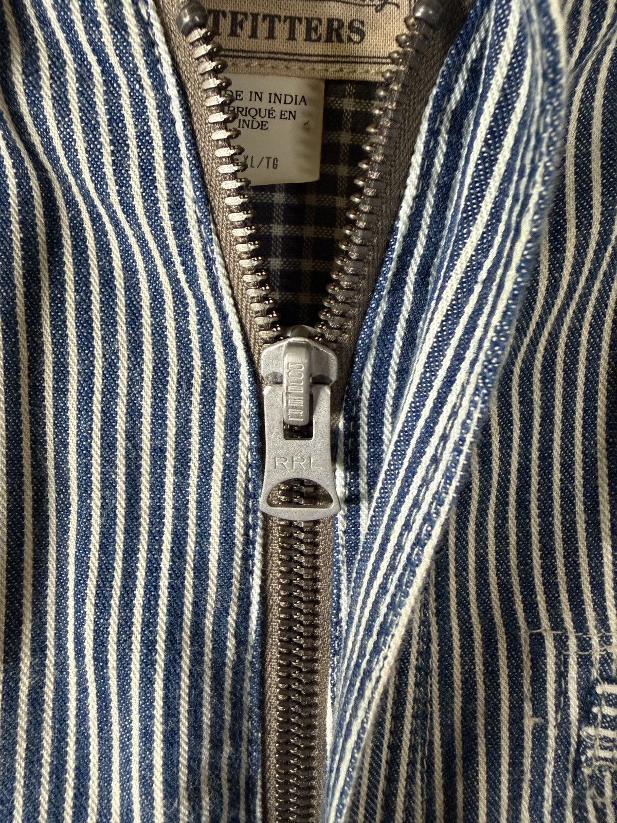 RRL Ralph Lauren Ralph Lauren RRL Hickory Striped Chore Jacket XL Size US XL / EU 56 / 4 - 5 Thumbnail